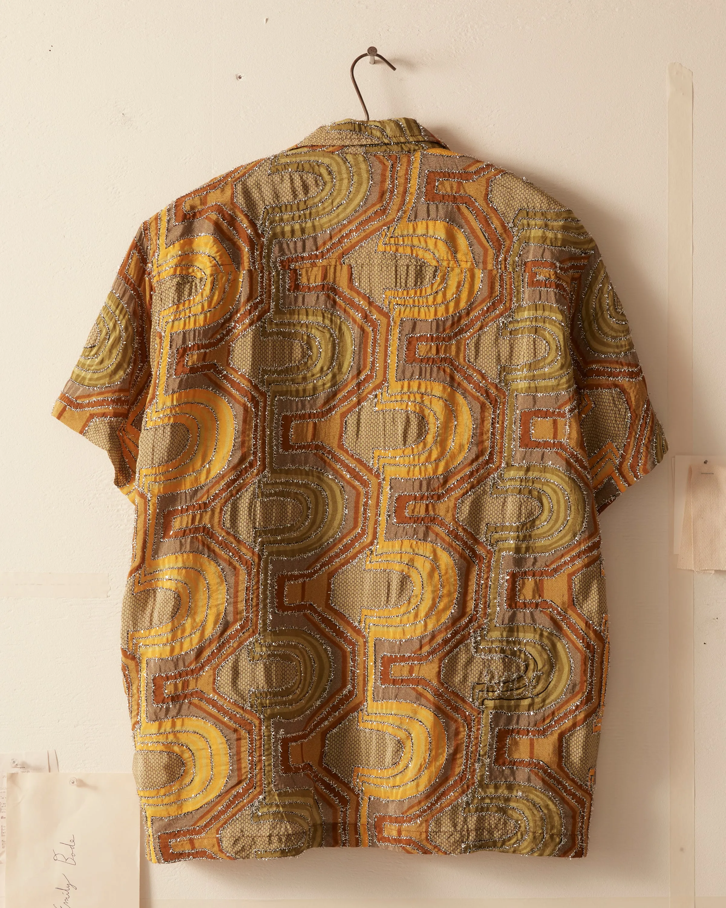 Disco Tinsel Short Sleeve Shirt sold by BODE product image thumbnail 3