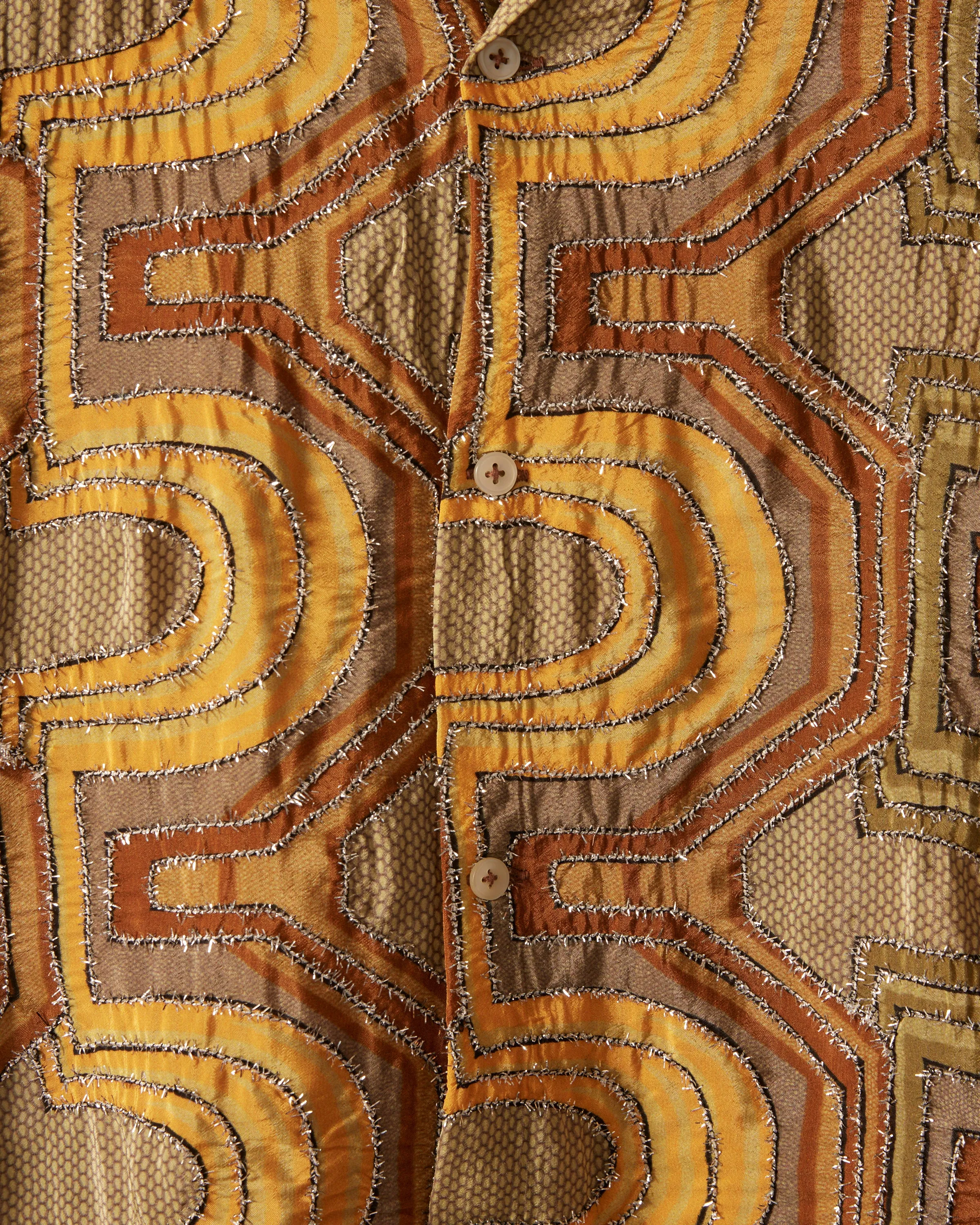 Disco Tinsel Short Sleeve Shirt sold by BODE product image thumbnail 2