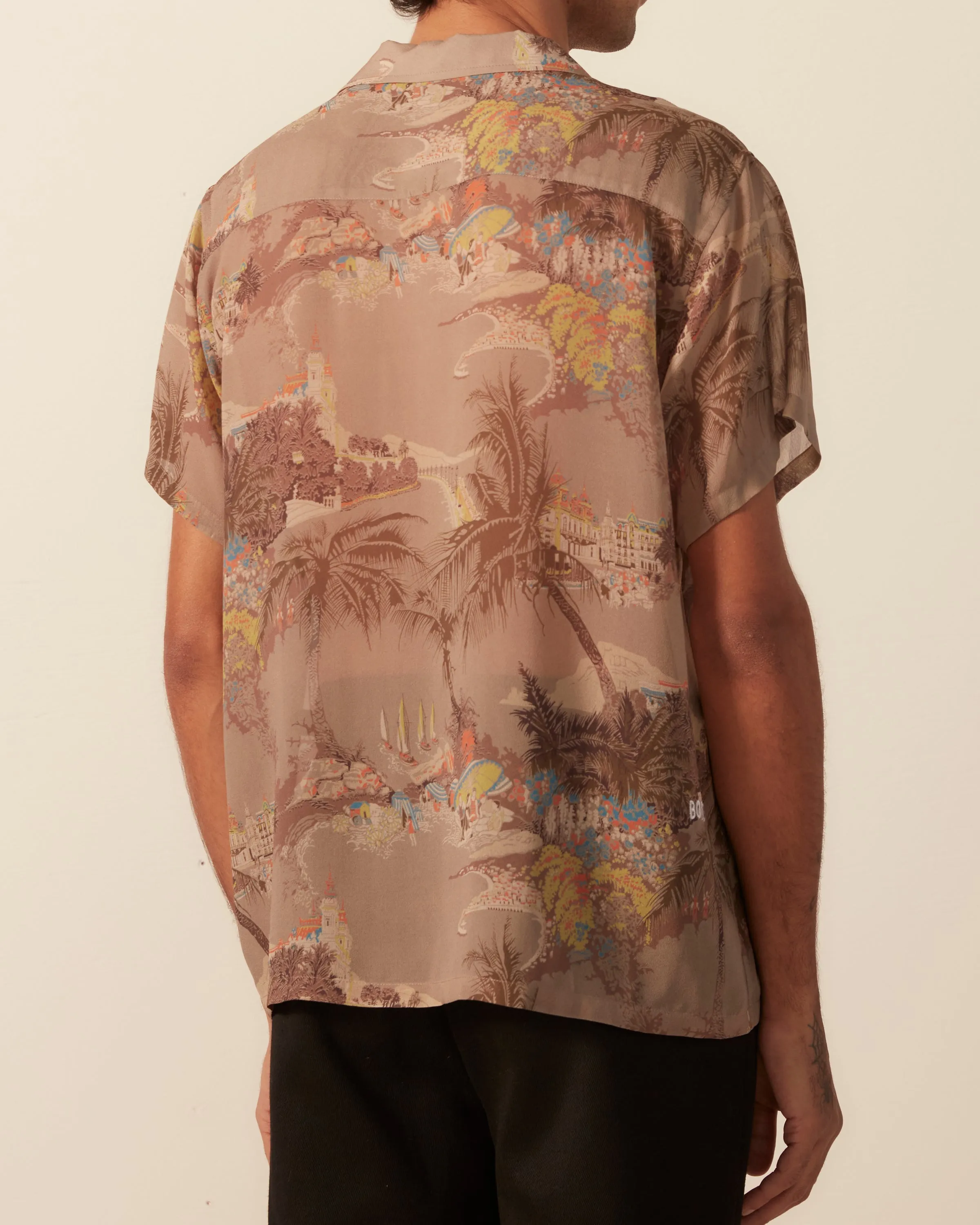 Riviera Print Short Sleeve Shirt sold by BODE product image thumbnail 4