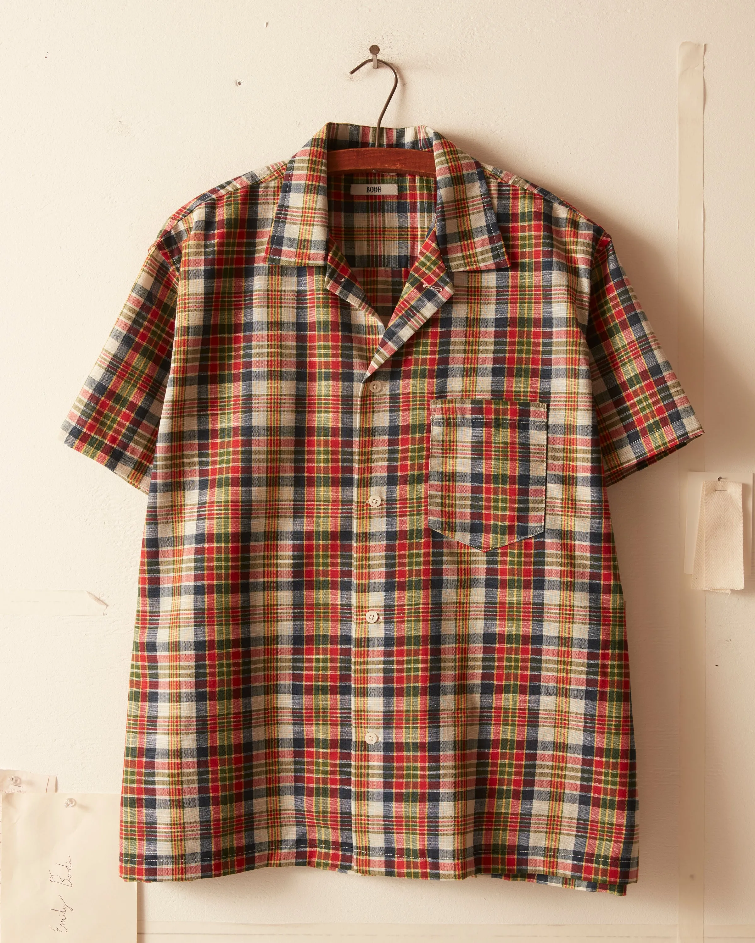 Lumber Plaid Shirt sold by BODE