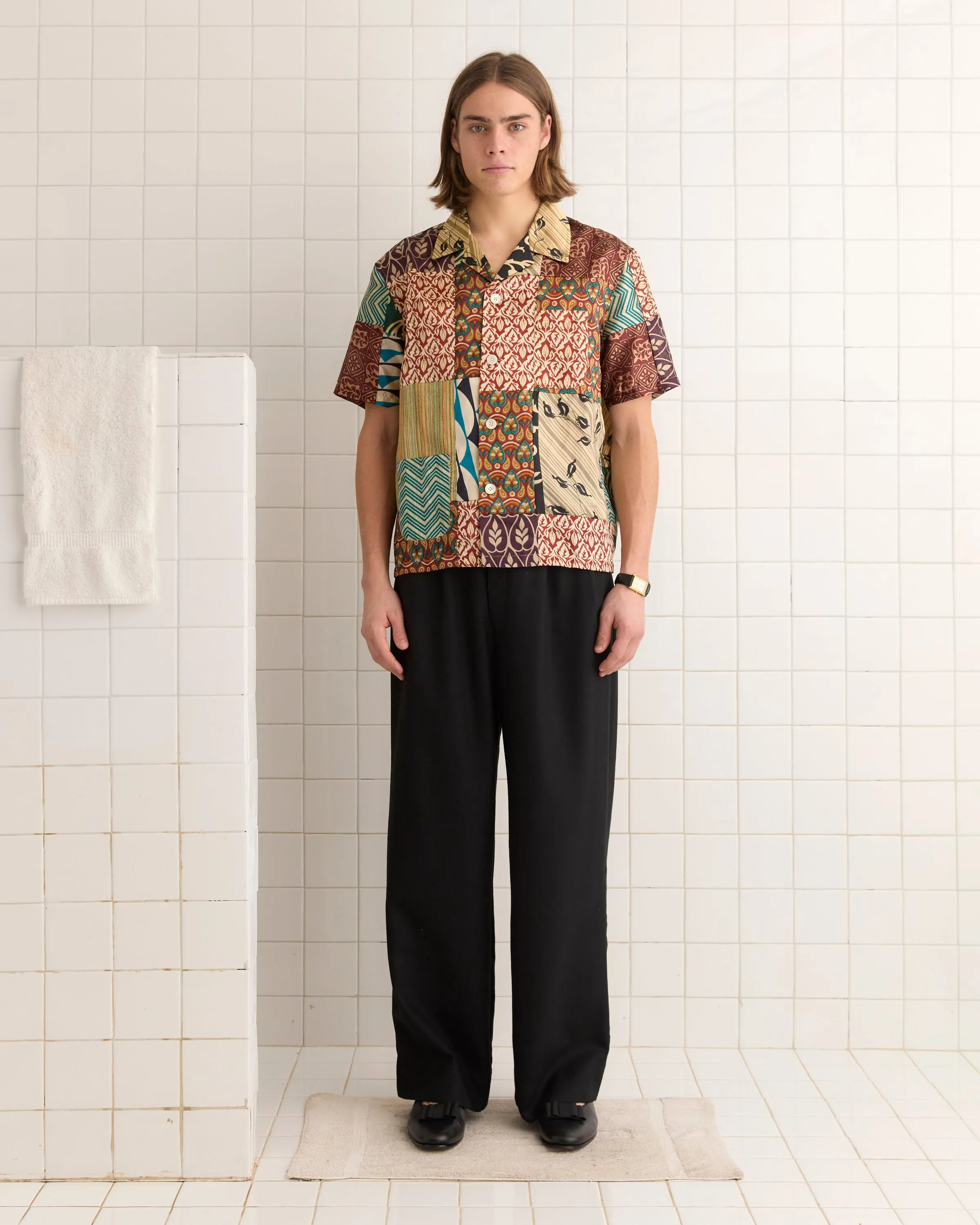 Pantile Print Shirt - M/L sold by BODE