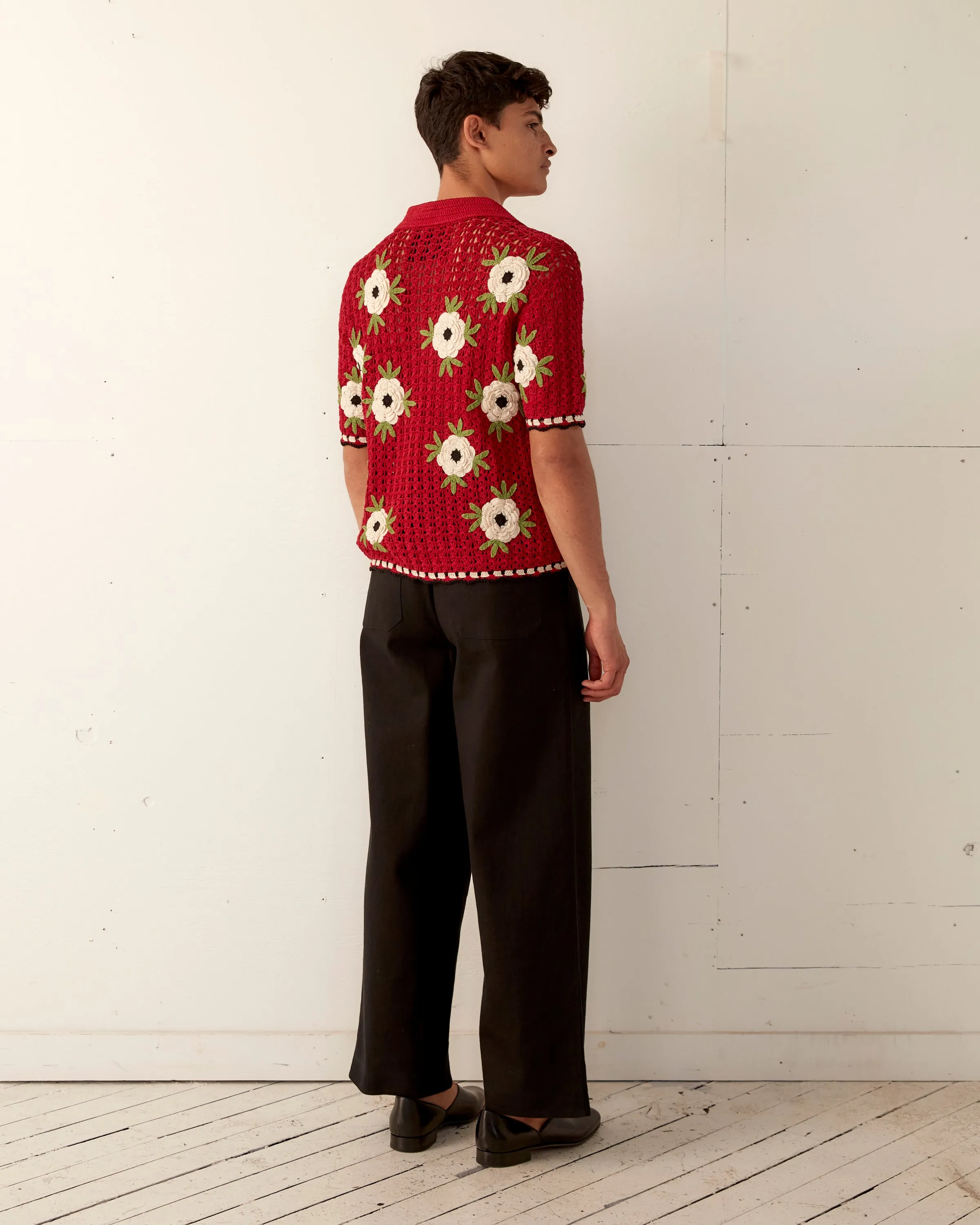 Winchester Rose Short Sleeve Shirt sold by BODE product image thumbnail 4