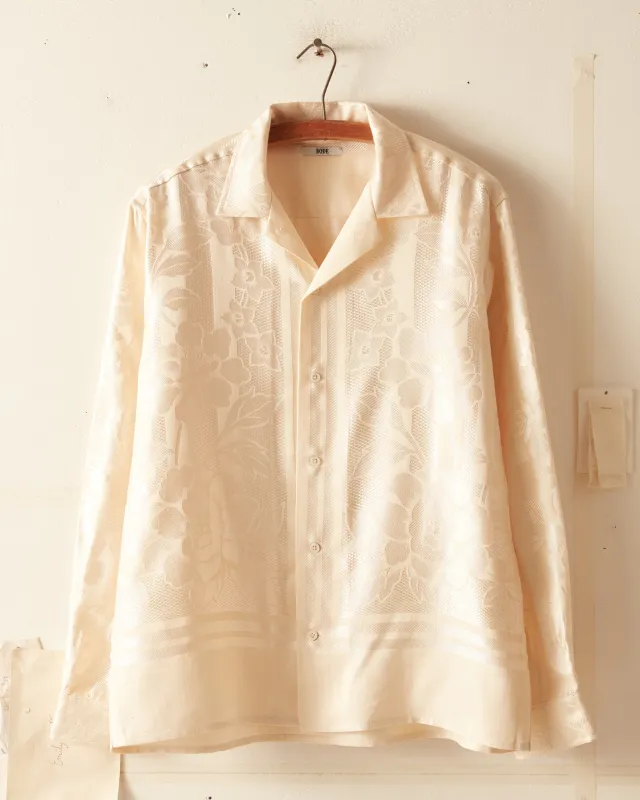 Narcissus Ivory Shirt - M/L sold by BODE