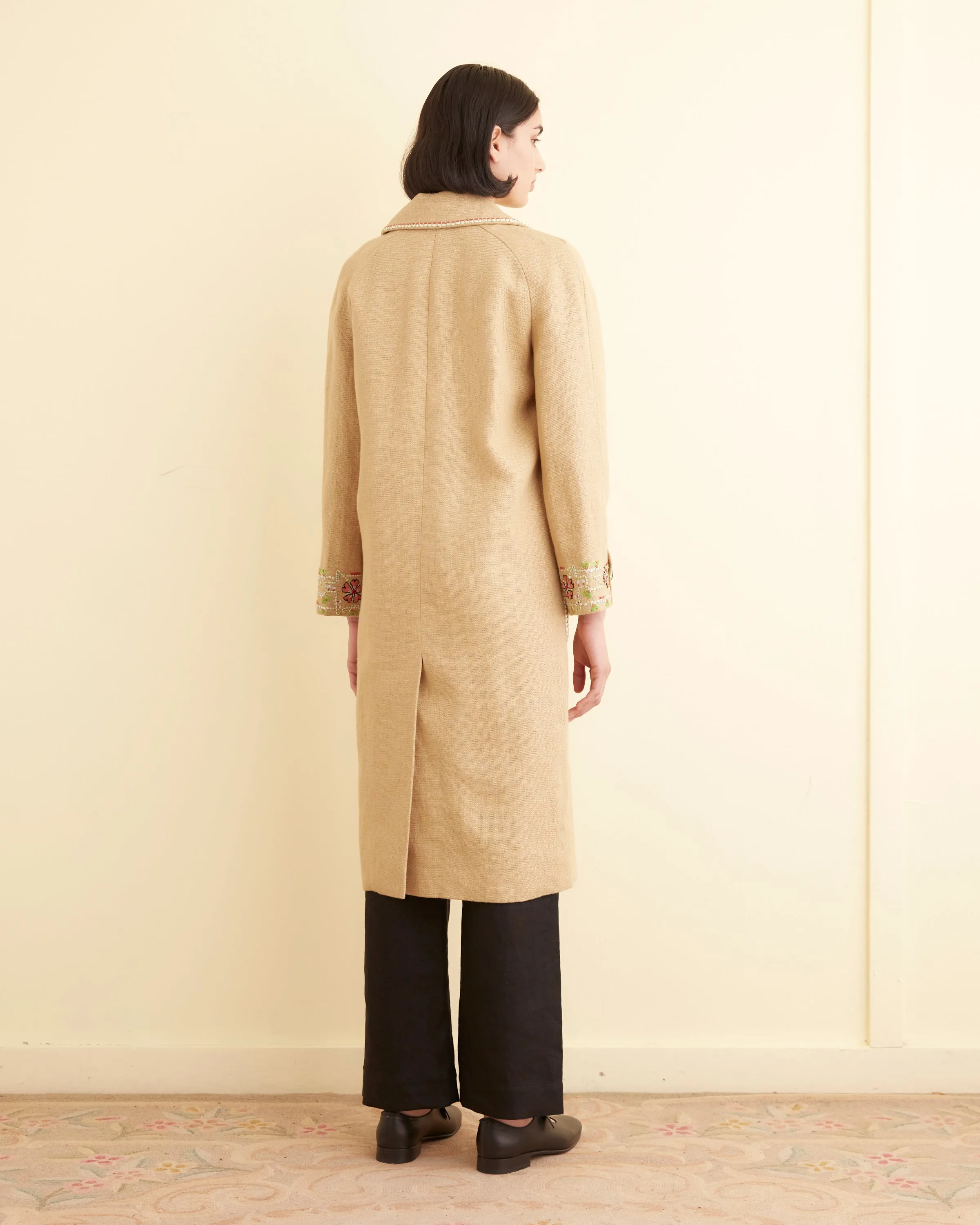 Embroidered Waxflower Coat sold by BODE product image thumbnail 4