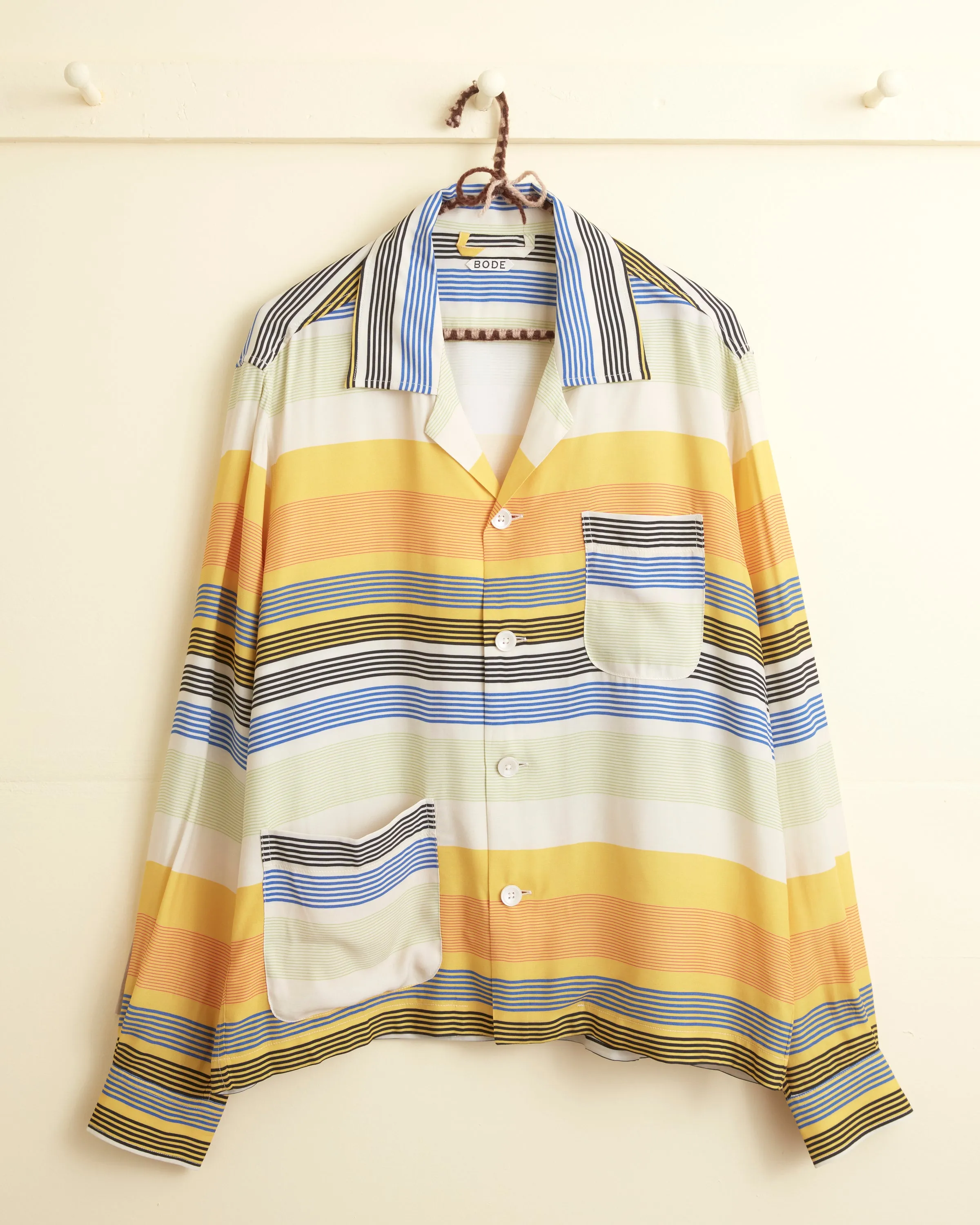 Sunset Stripe Long Sleeve Shirt sold by BODE