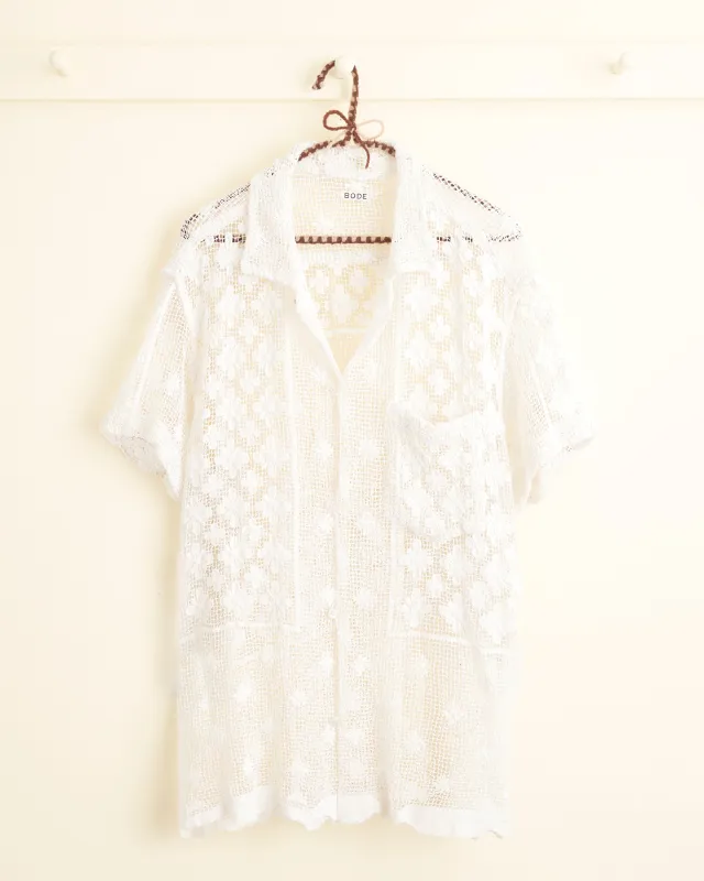 Lily Foam Long Sleeve Shirt - MULTI made by BODE