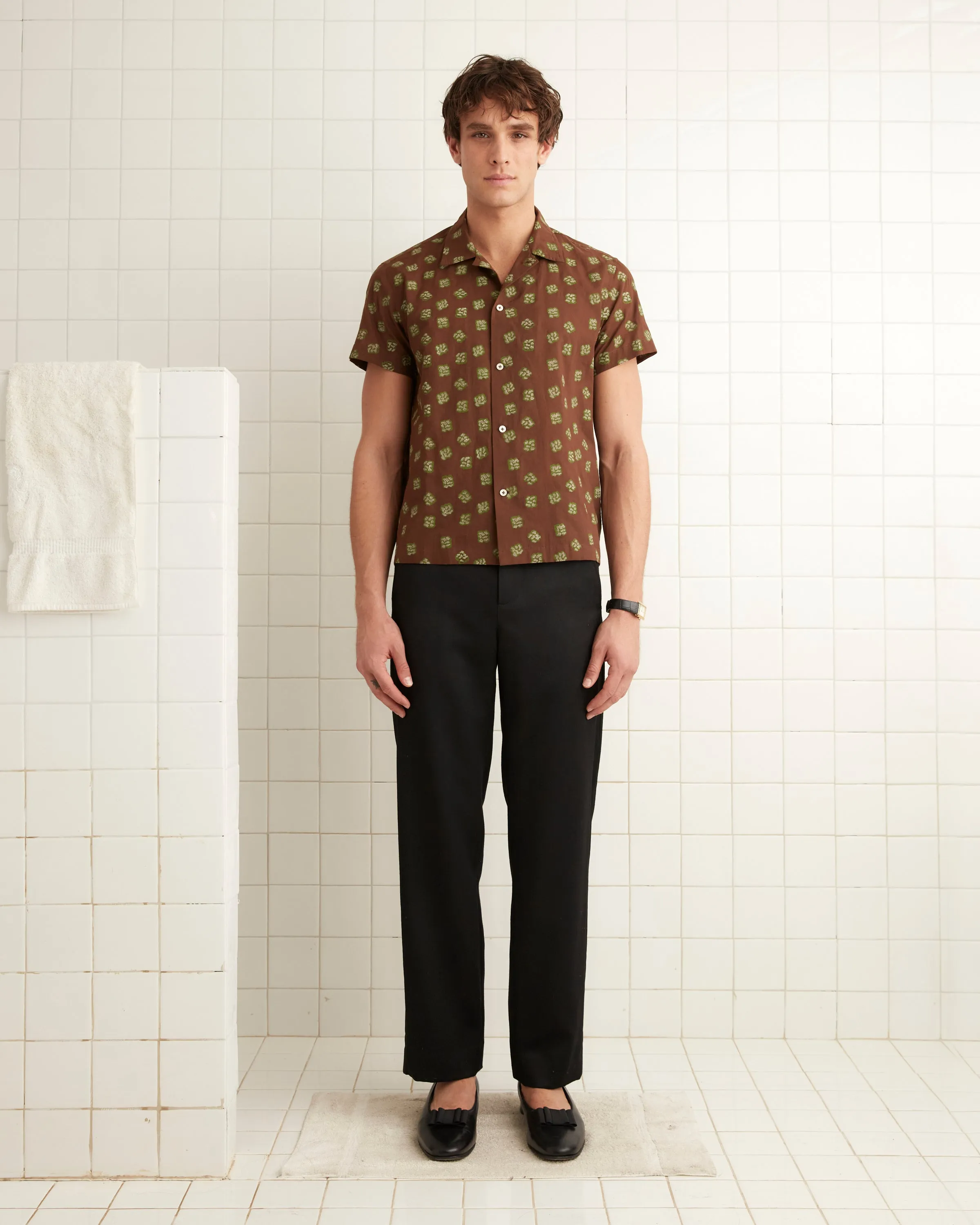 Hop Tree Short Sleeve Shirt sold by BODE