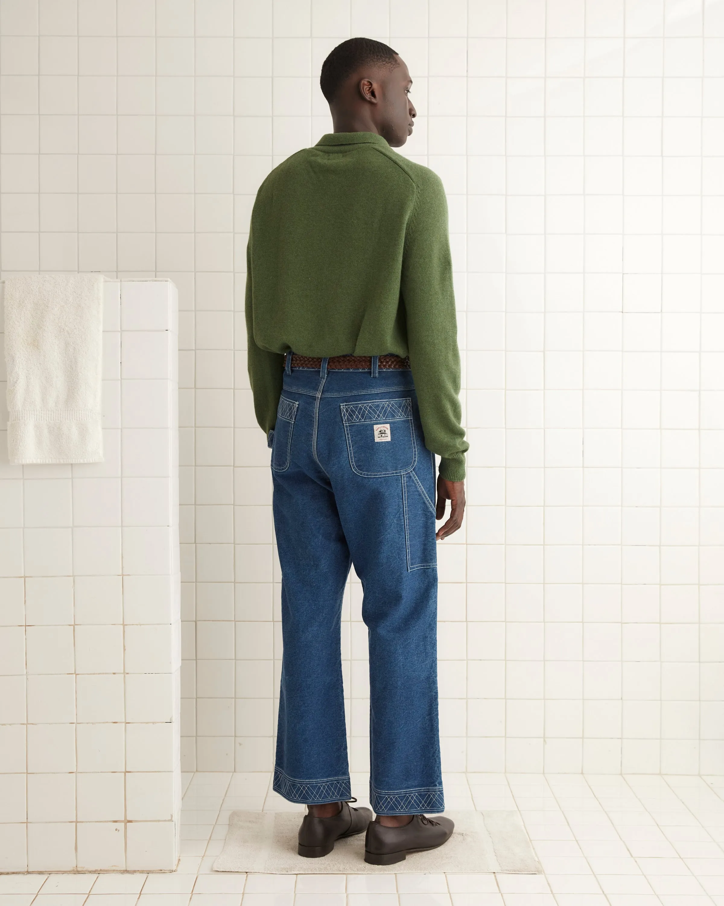 Cashmere Polo - Green sold by BODE product image thumbnail 3