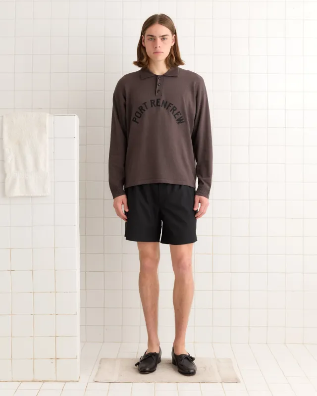 Port Polo - Brown/Black sold by BODE