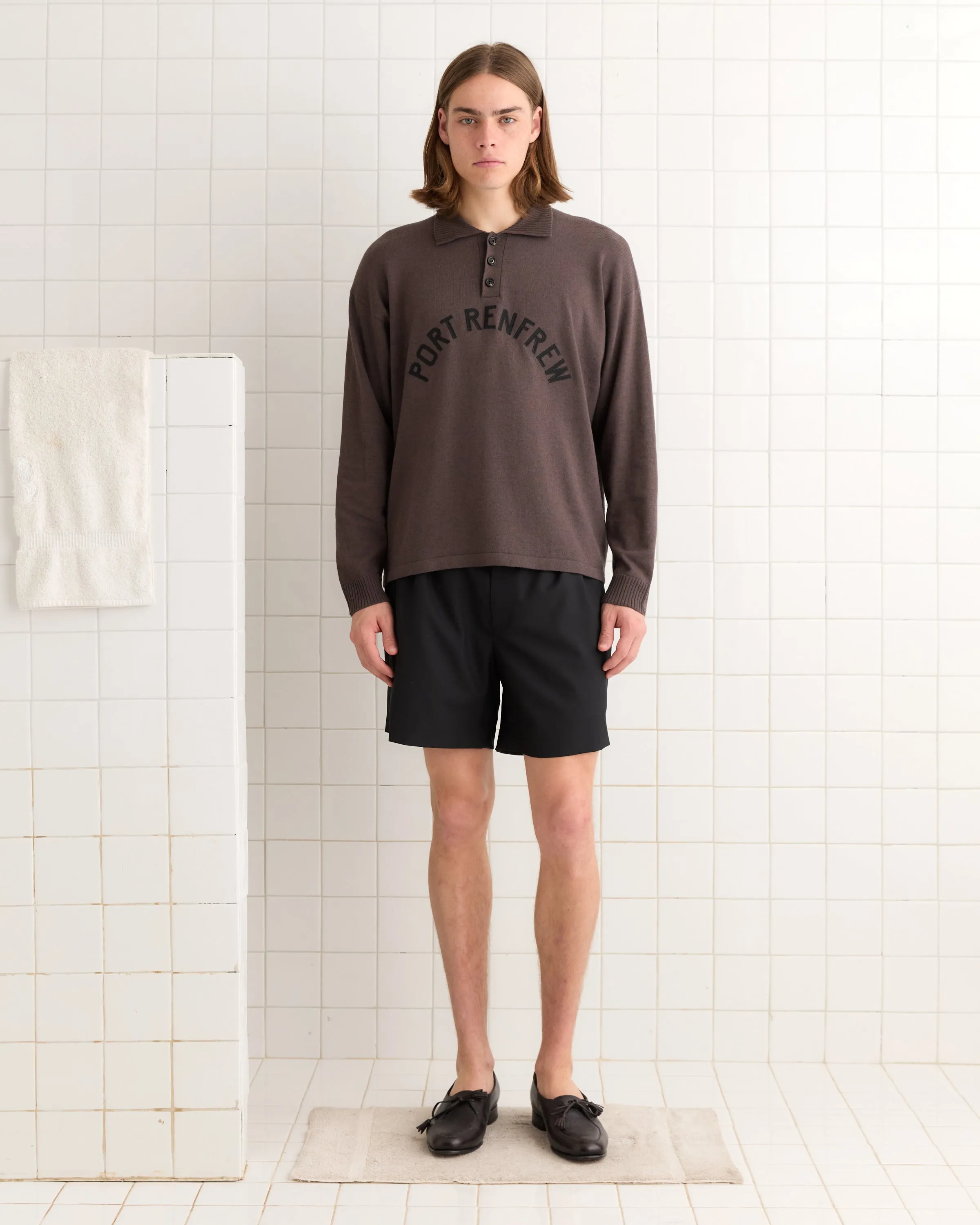 Port Polo - Brown/Black sold by BODE