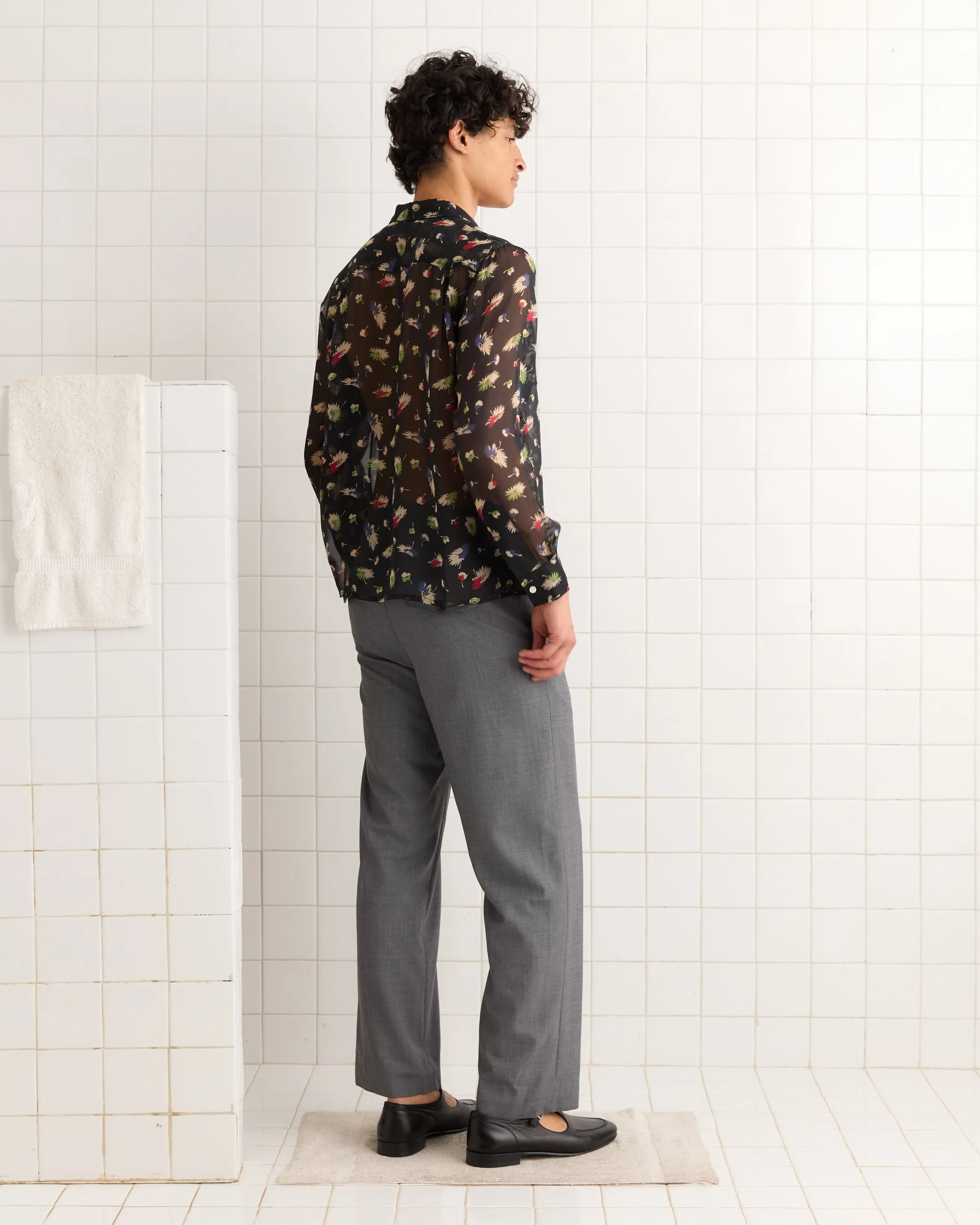 Sheer Midnight Daisy Shirt sold by BODE product image thumbnail 3