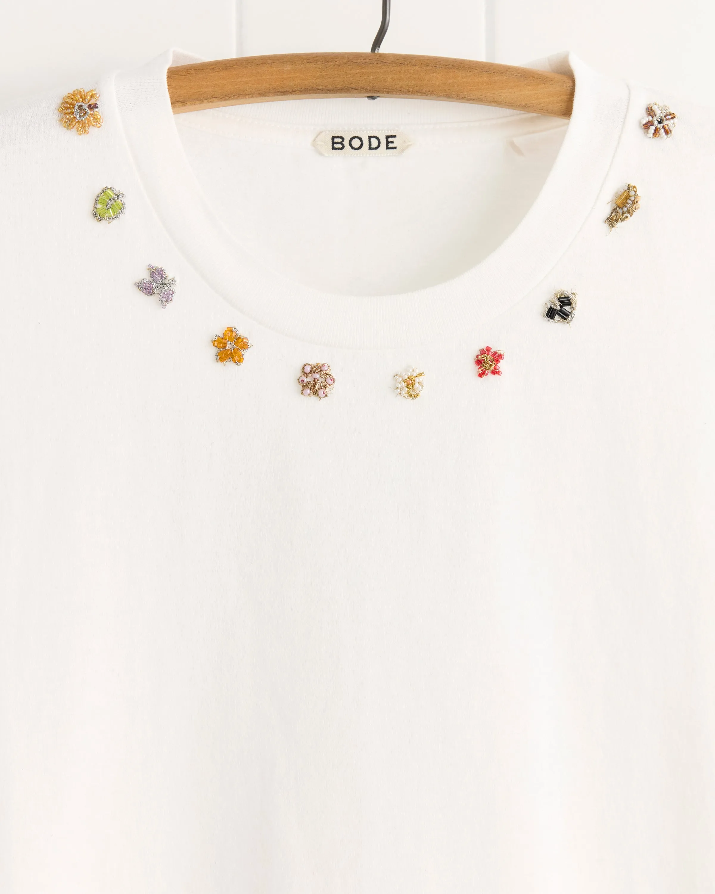 Beaded Necklace Tee sold by BODE product image thumbnail 2