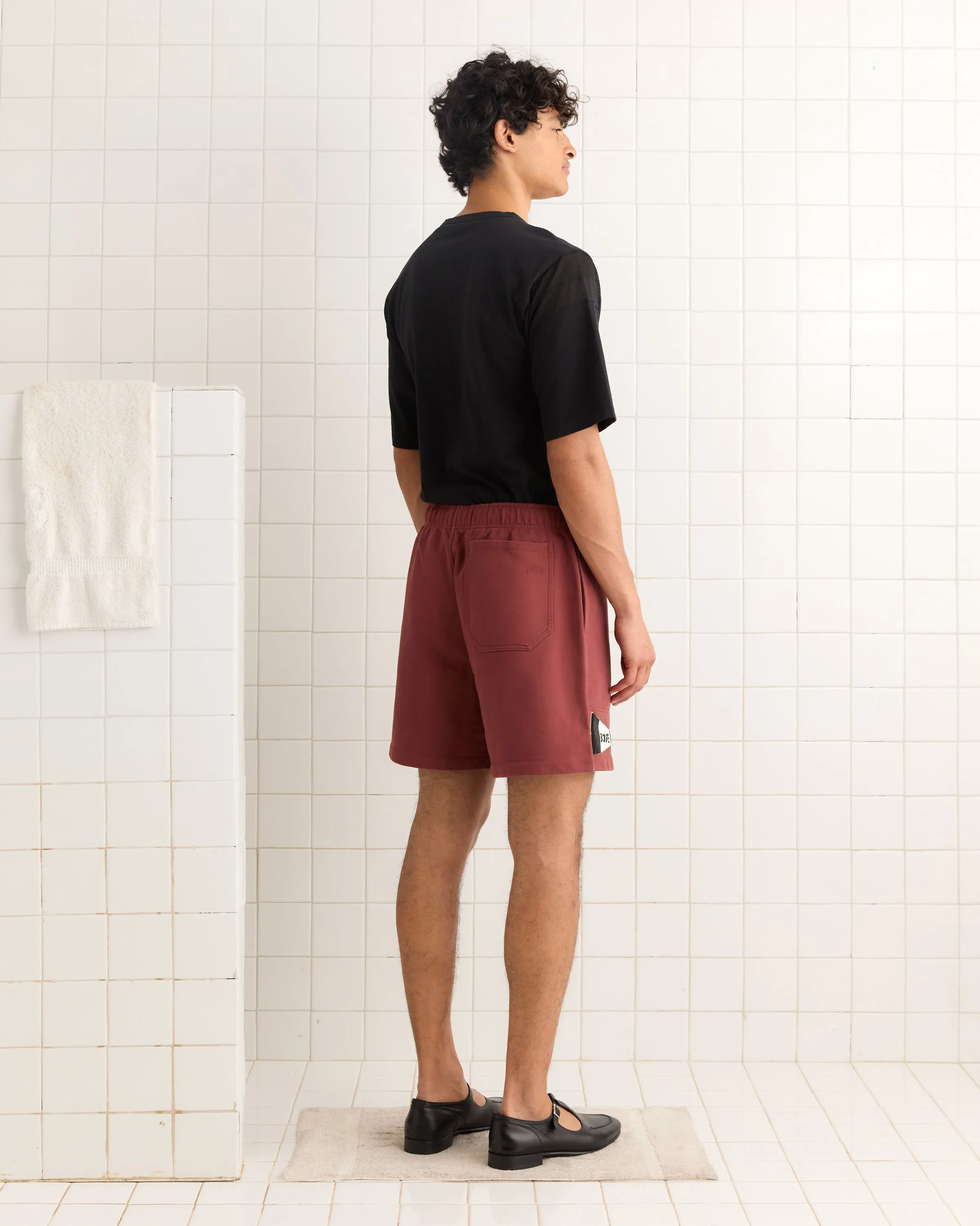 Burgundy Pennant Shorts sold by BODE product image thumbnail 3