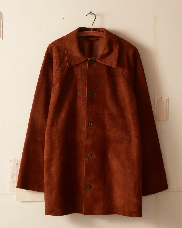 Suede Car Coat sold by BODE