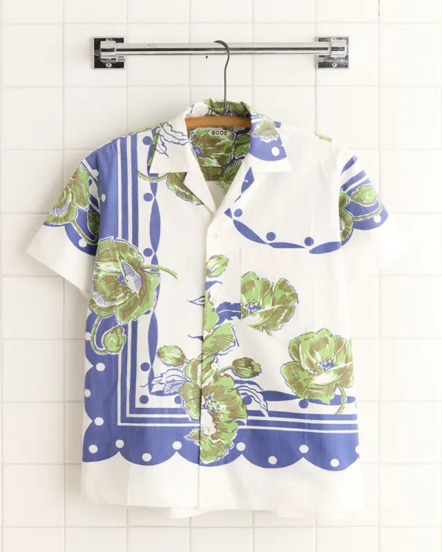 Blueberry Polka Dot Shirt - S/M sold by BODE