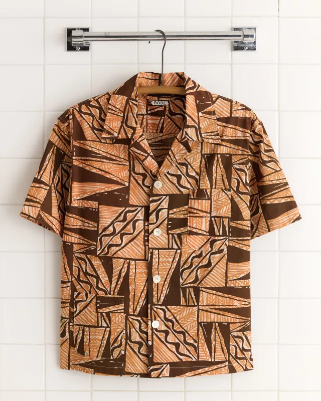 Cocoa Bean Shirt - S/M sold by BODE