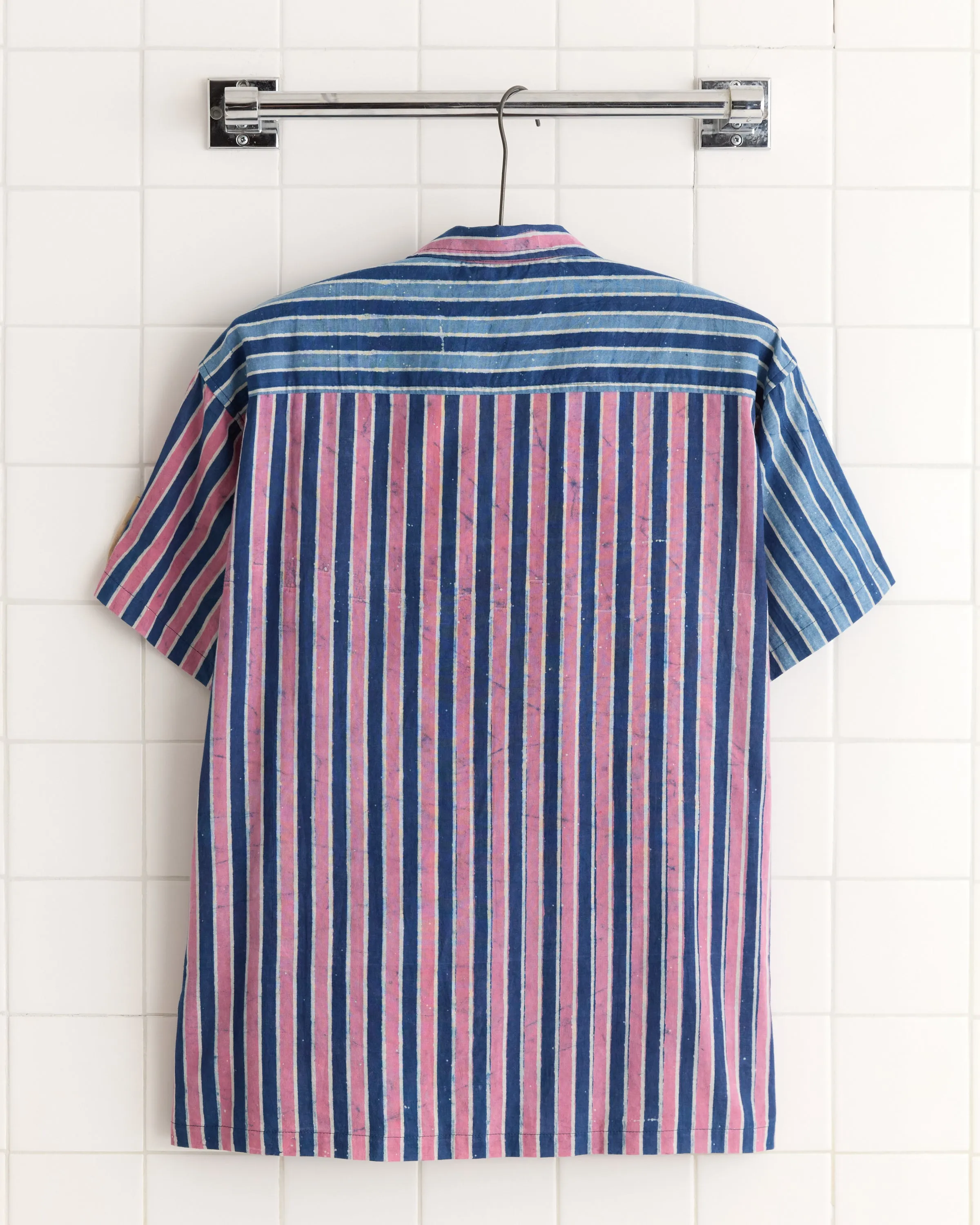 Cobalt Coral Stripe Shirt - L/XL sold by BODE product image thumbnail 3
