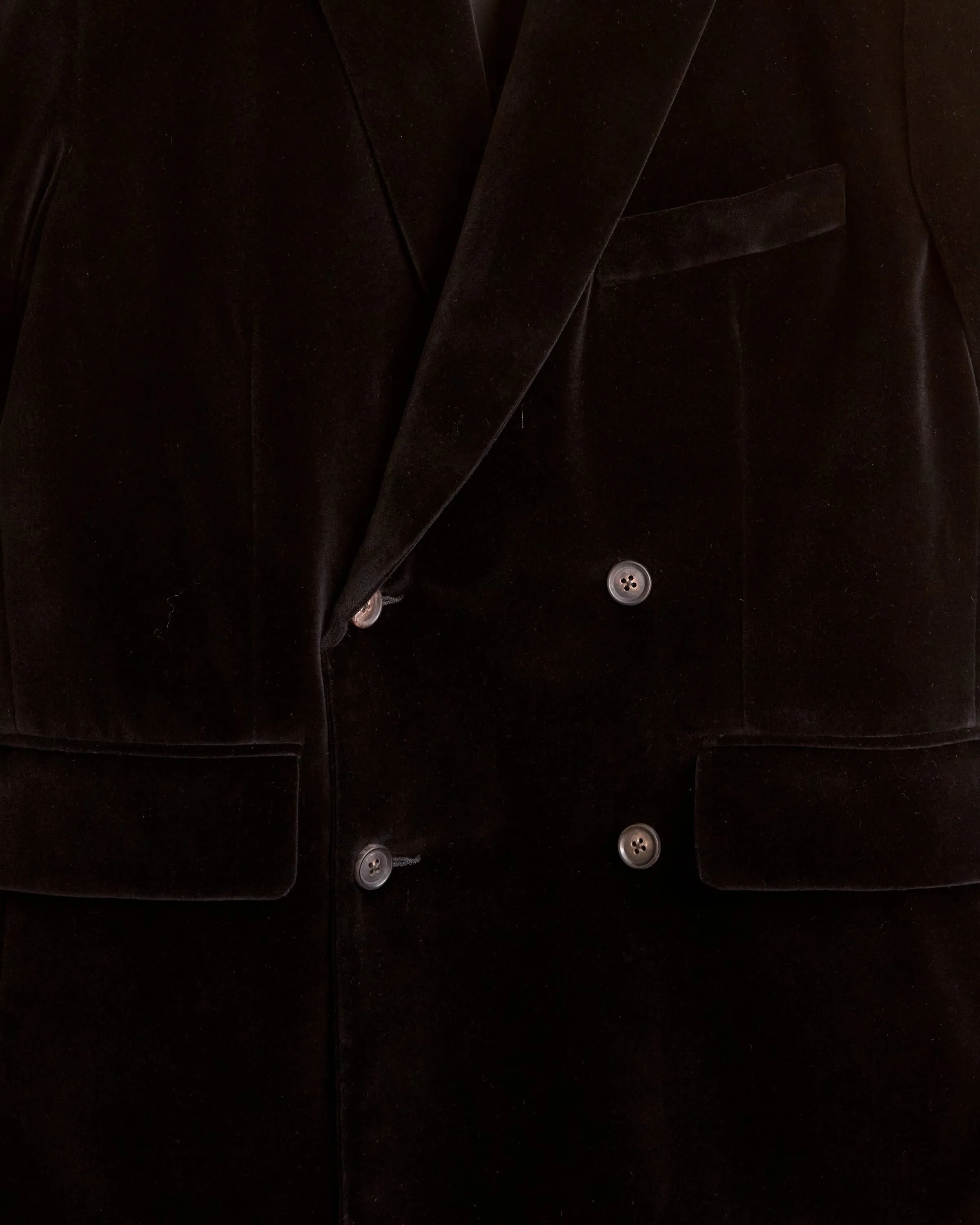 Dusk Velvet Double-Breasted Suit Jacket sold by BODE product image thumbnail 2