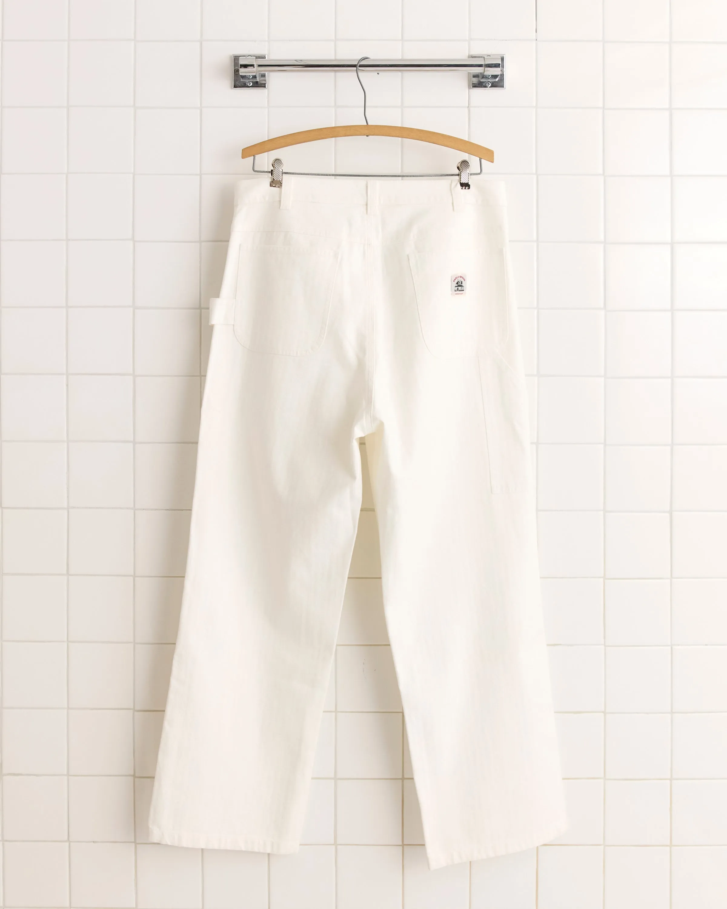 Twill Knolly Brook Trousers - White sold by BODE product image thumbnail 3