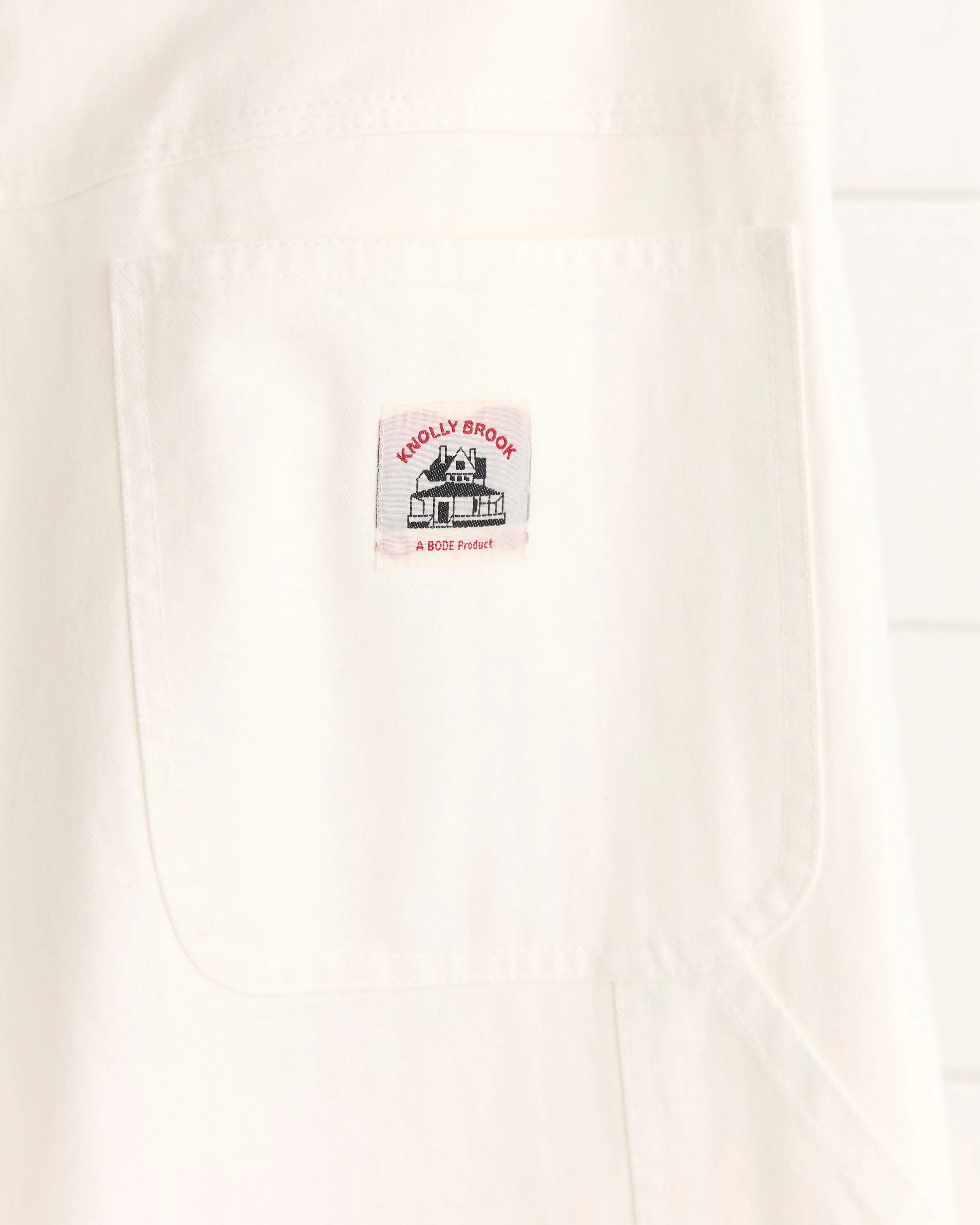 Twill Knolly Brook Trousers - White sold by BODE product image thumbnail 2