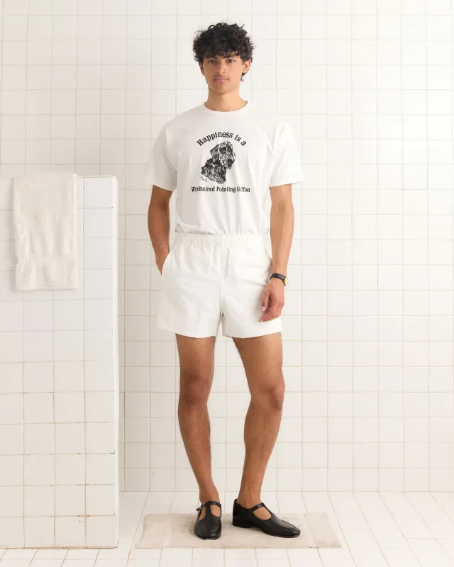 Field Shorts - White sold by BODE