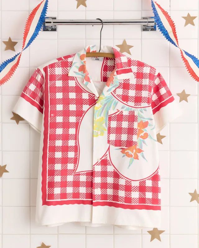 Tablecloth Blossom Shirt - S/M sold by BODE