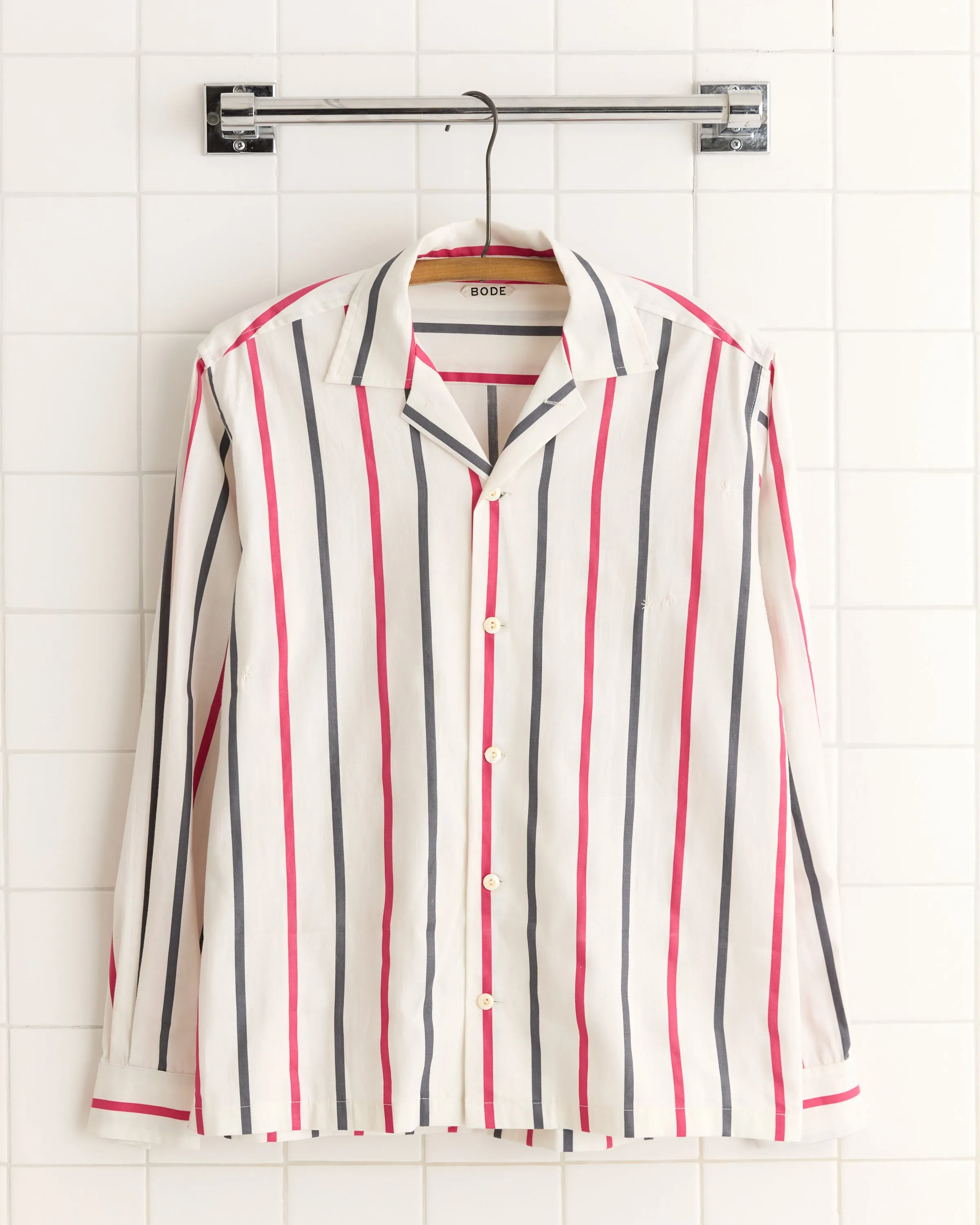 Blue Coral Snake Long Sleeve Shirt - XS/S sold by BODE