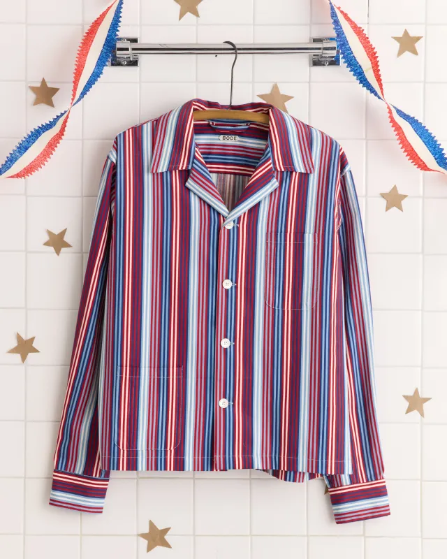 Bowling Stripe Shirt - M/L sold by BODE