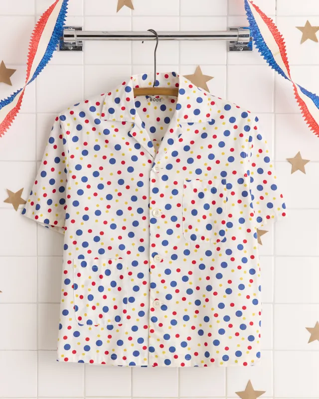 Primary Polka Shirt - XS/S sold by BODE