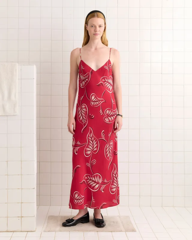 Creeping Begonia Slip Dress sold by BODE