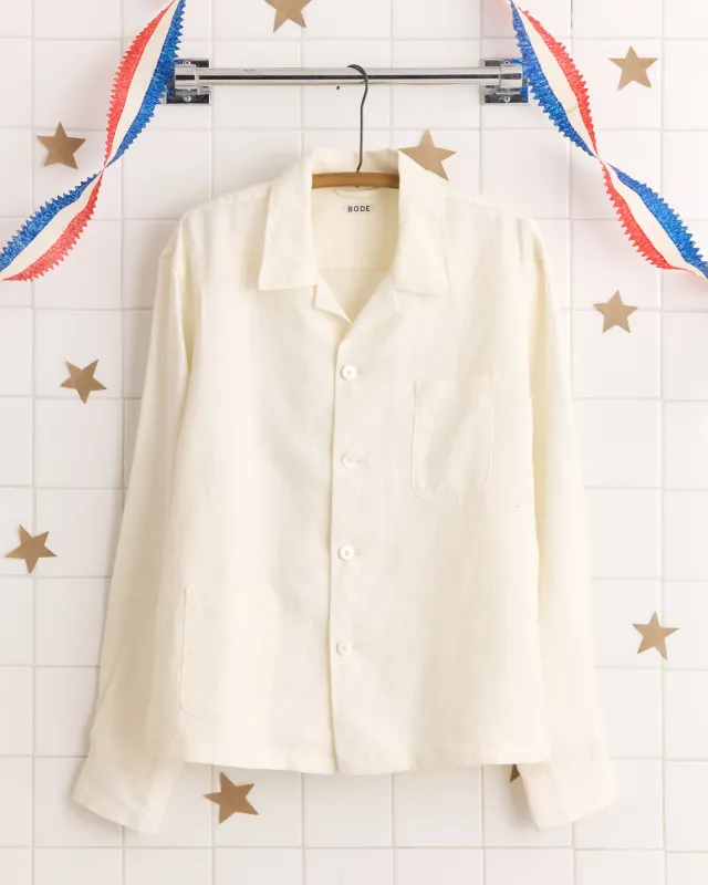 Dover Linen Shirt - L/XL sold by BODE