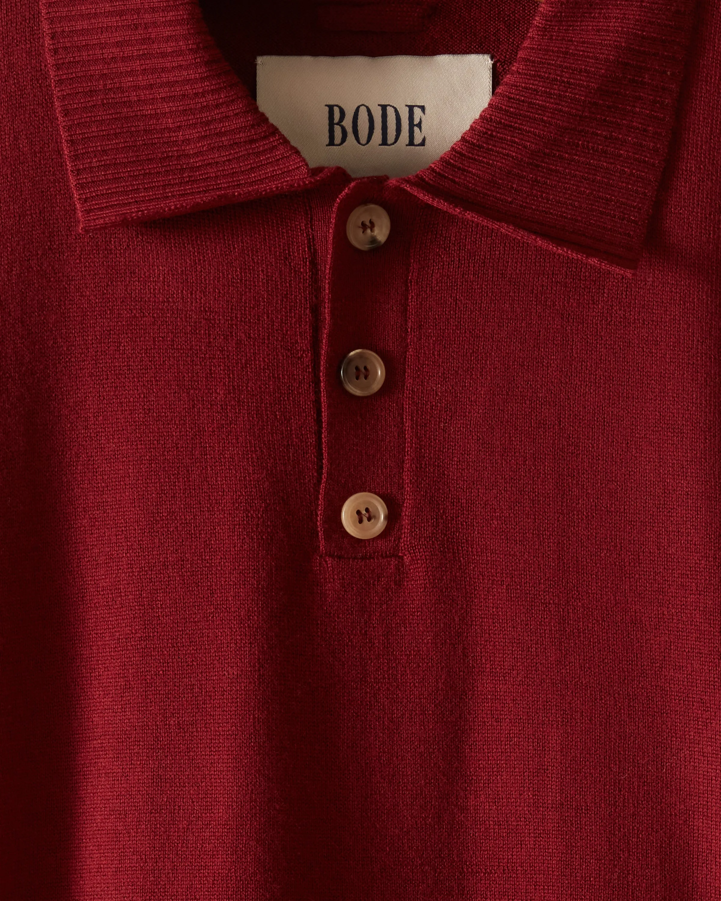 Solid Cycling Polo - Maroon sold by BODE product image thumbnail 3