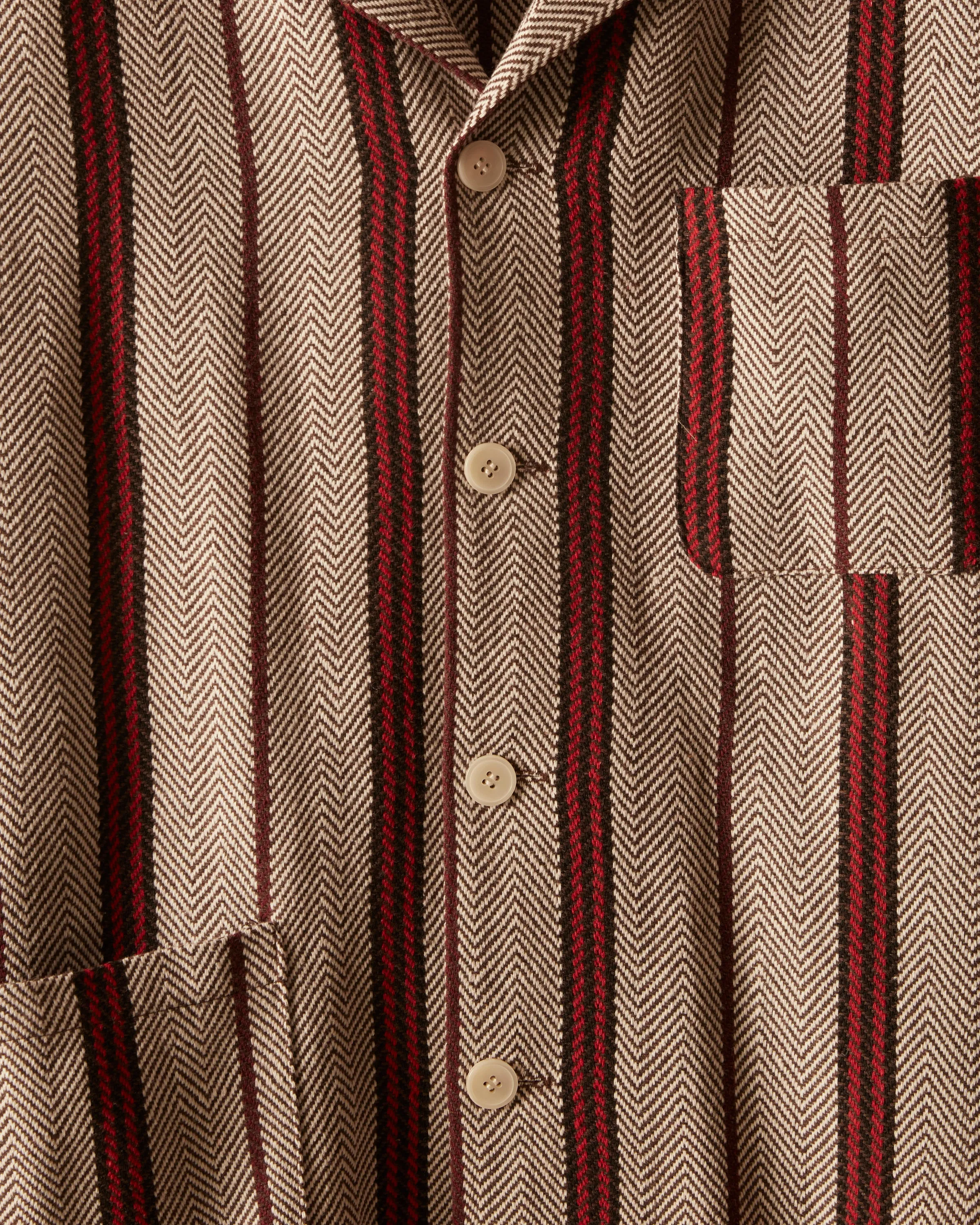 Red Herring Stripe Overshirt sold by BODE product image thumbnail 2