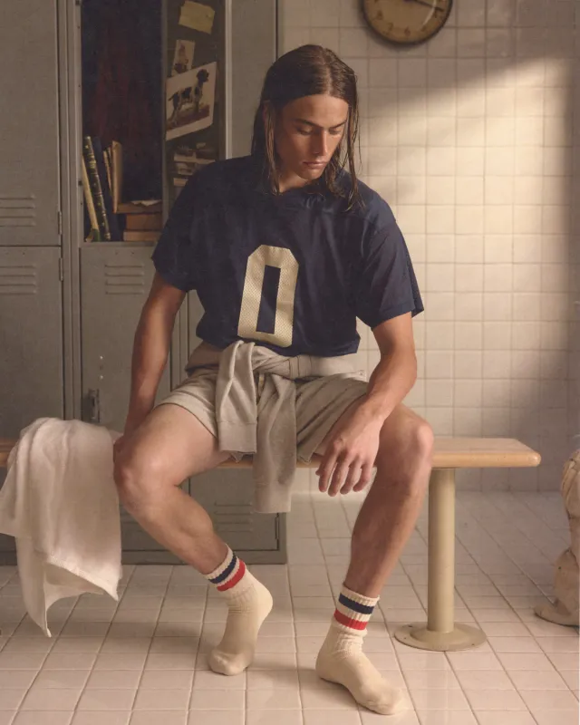 Scrimmage Jersey - Navy sold by BODE