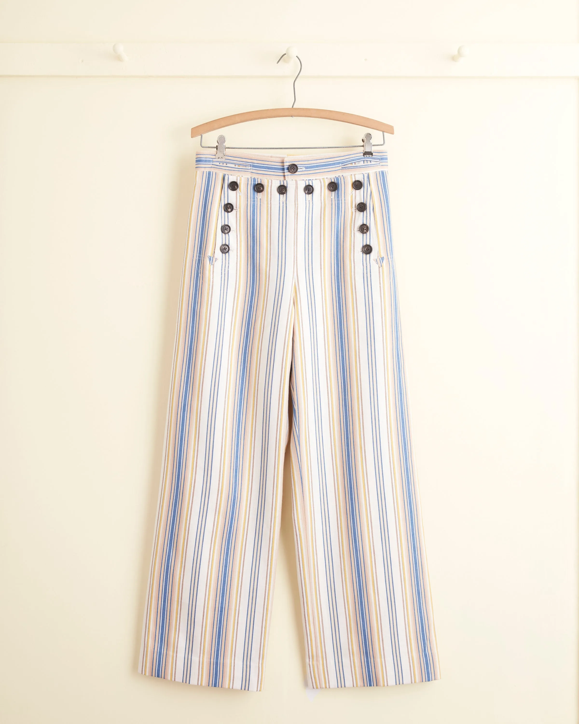 Riviera Stripe Trousers sold by BODE