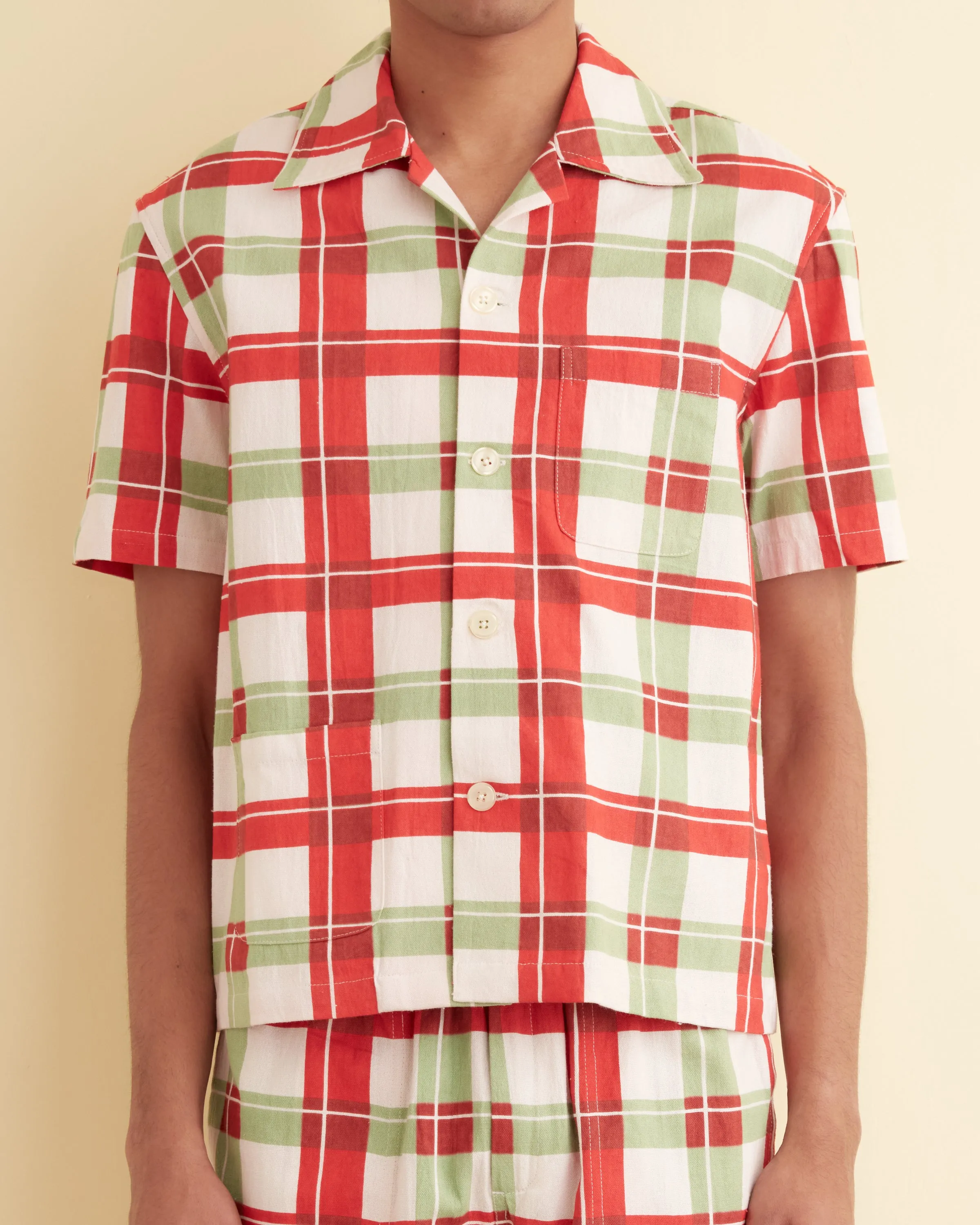 Complementary Plaid Short Sleeve Shirt sold by BODE product image thumbnail 2