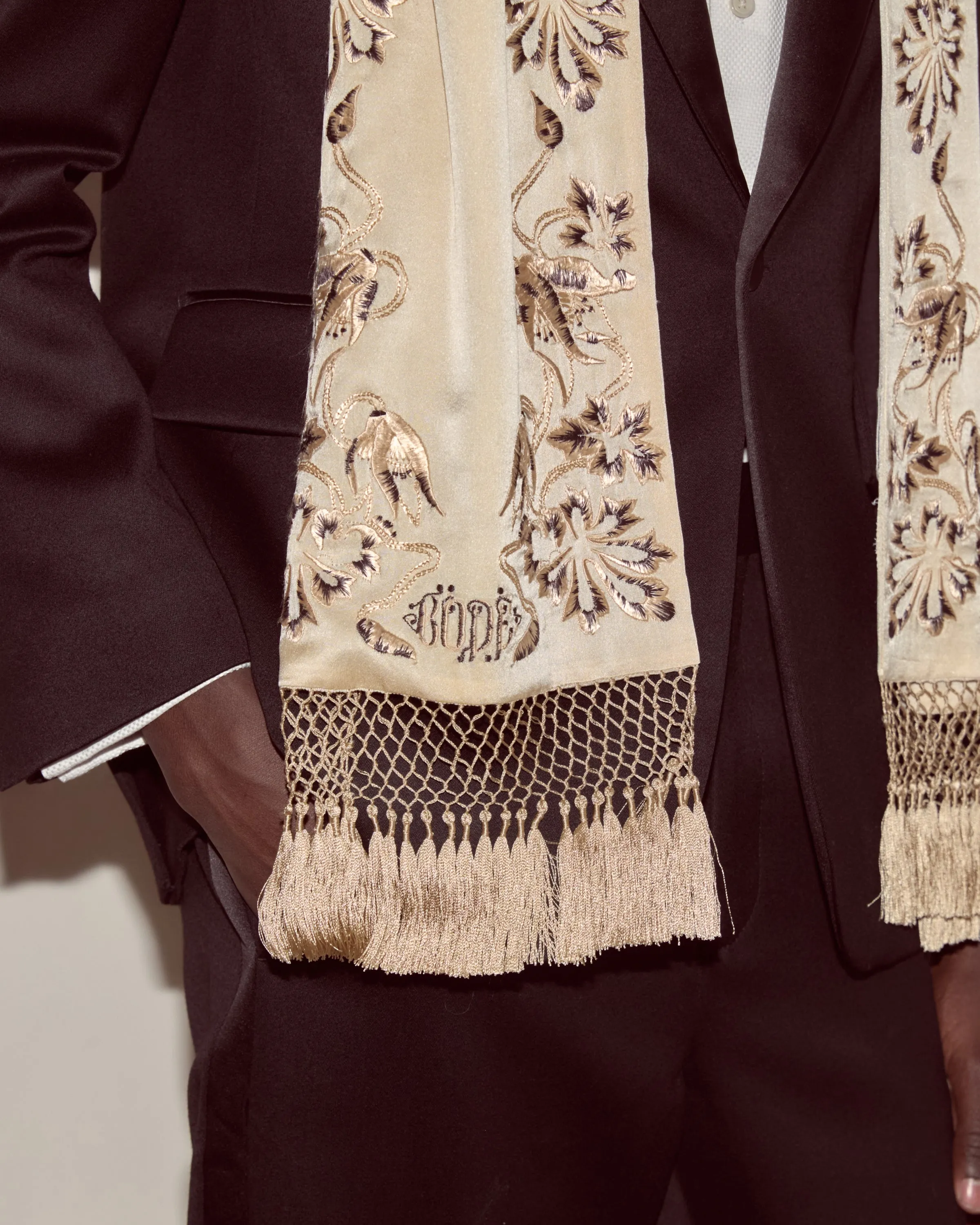 Phantasm Fringe Scarf sold by BODE product image thumbnail 3