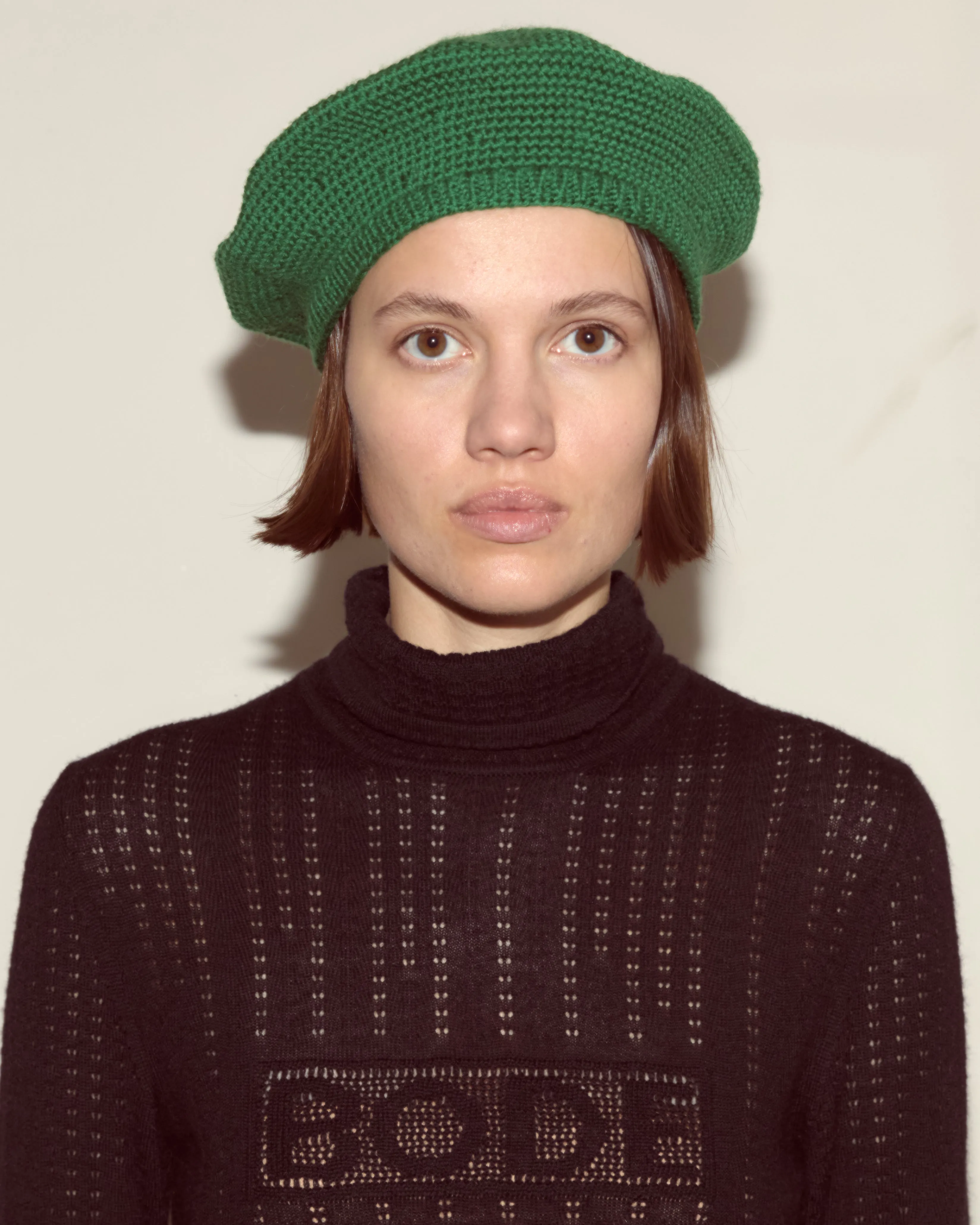 Crochet Beret - Green sold by BODE product image thumbnail 2