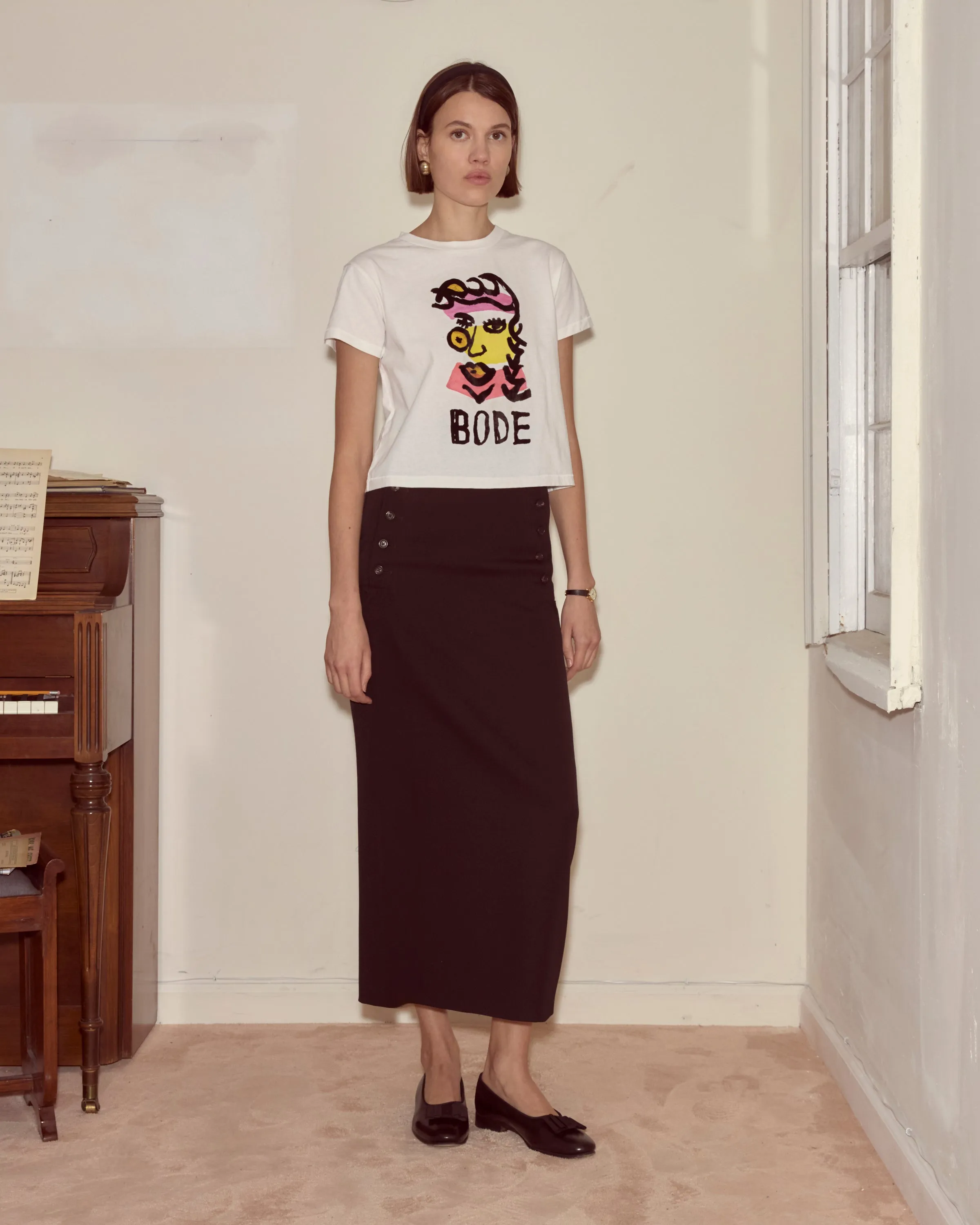 Visage Tee sold by BODE