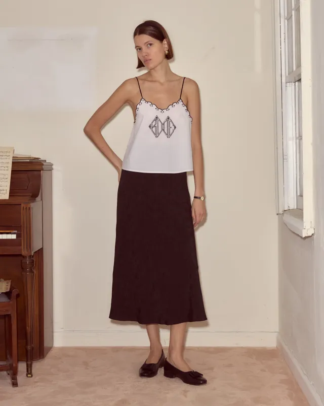 Diamond Monogram Tank sold by BODE