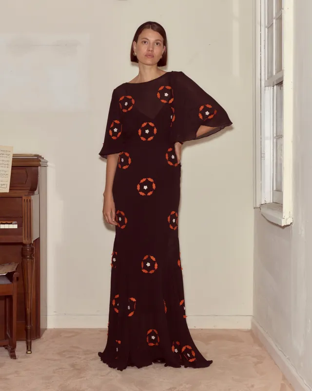 Zoetrope Appliqué Dress sold by BODE