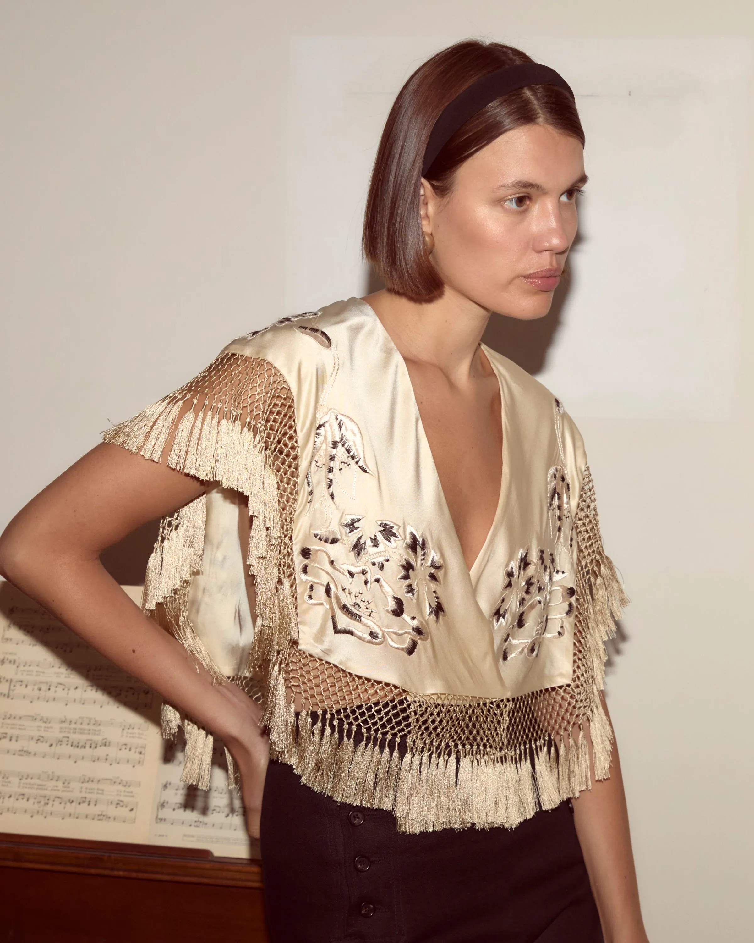 Phantasm Fringe Shawl sold by BODE product image thumbnail 2