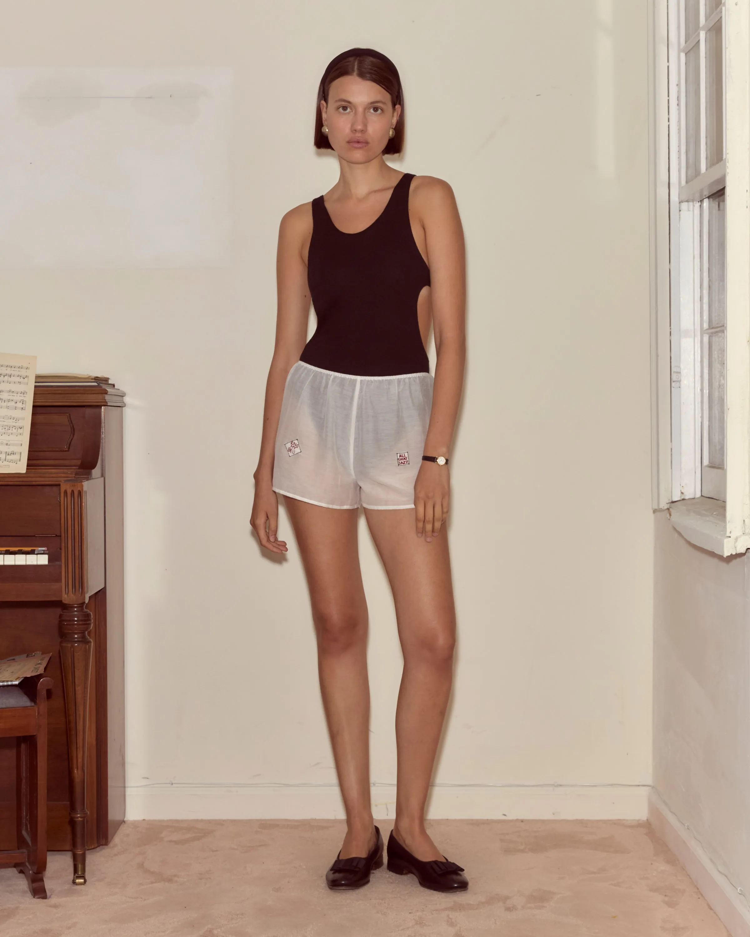 On Air Tap Shorts sold by BODE