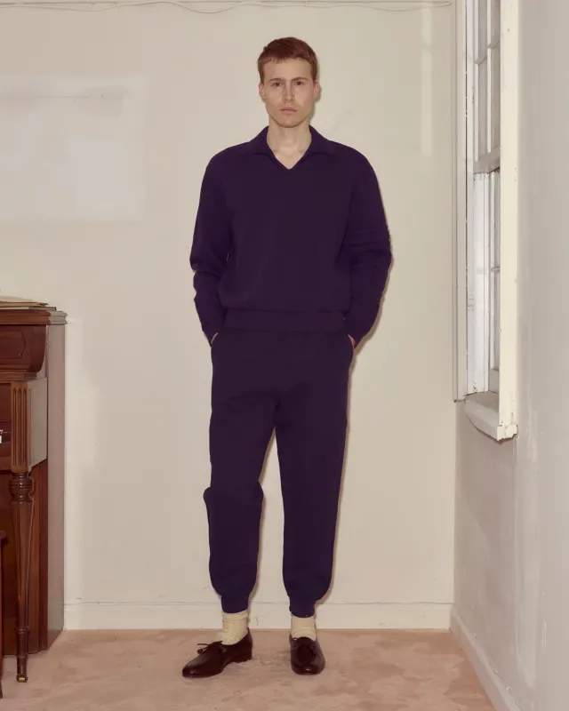 Crew Polo - Dark Purple sold by BODE