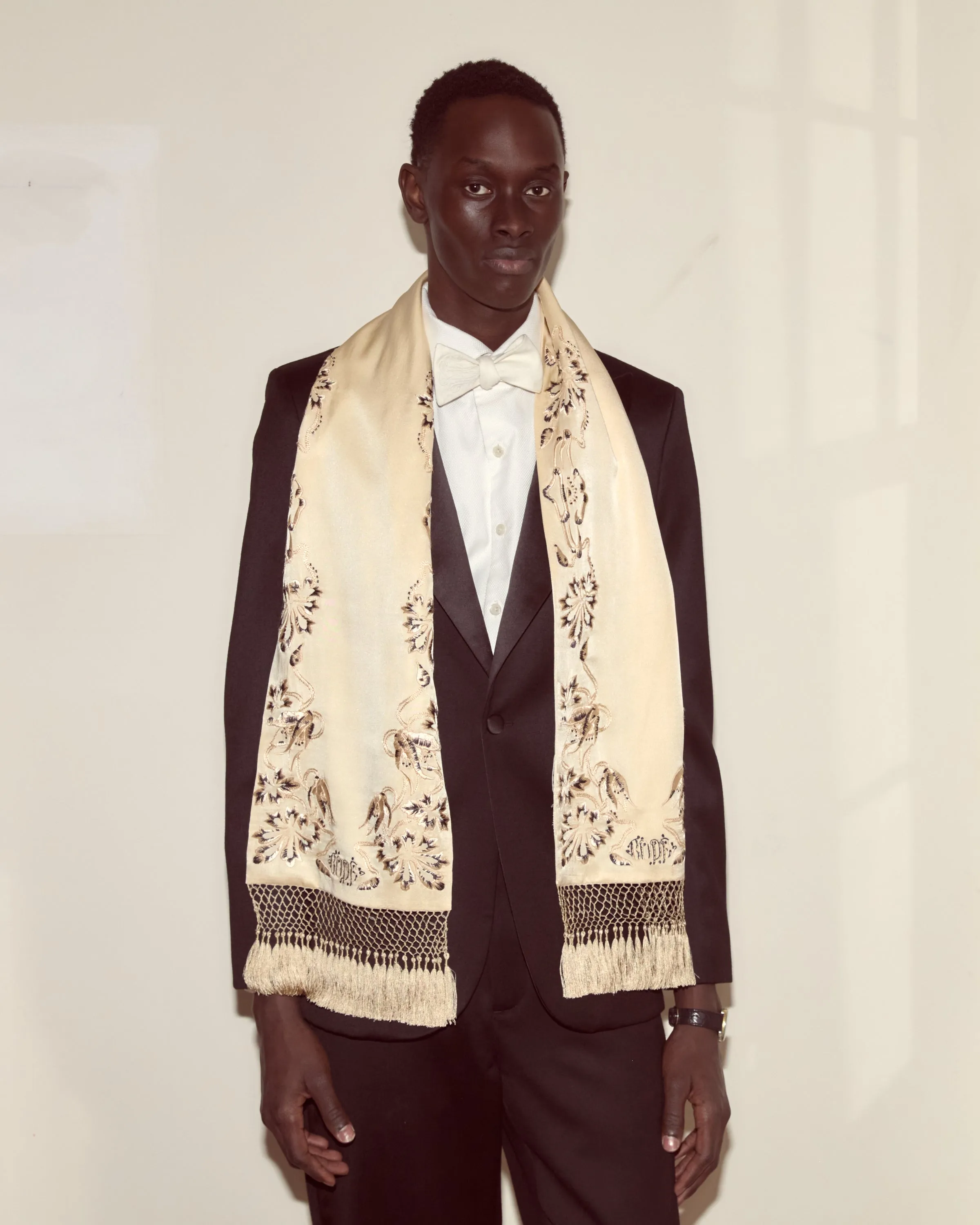 Phantasm Fringe Scarf sold by BODE