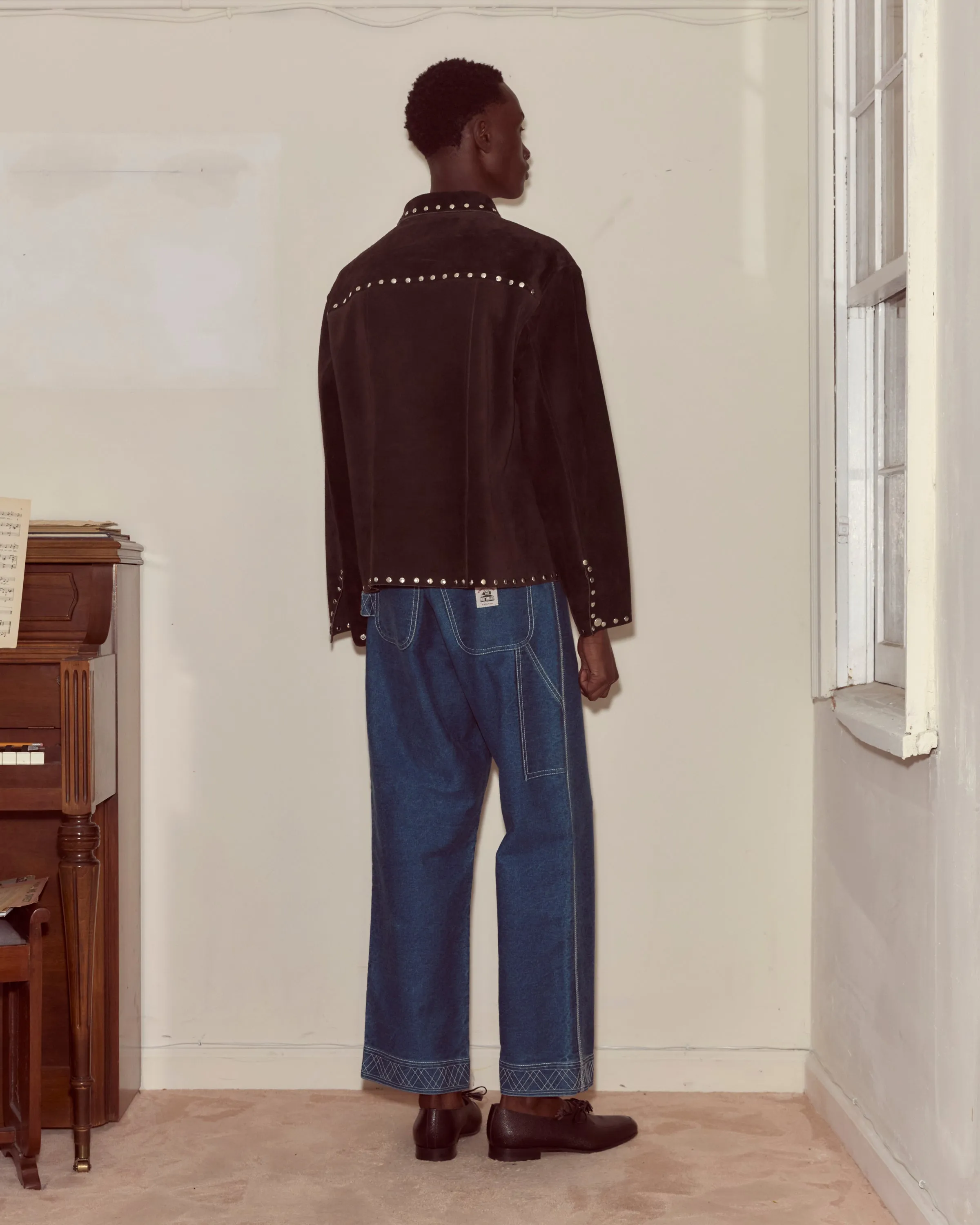 Studded Welding Jacket - Brown sold by BODE product image thumbnail 4