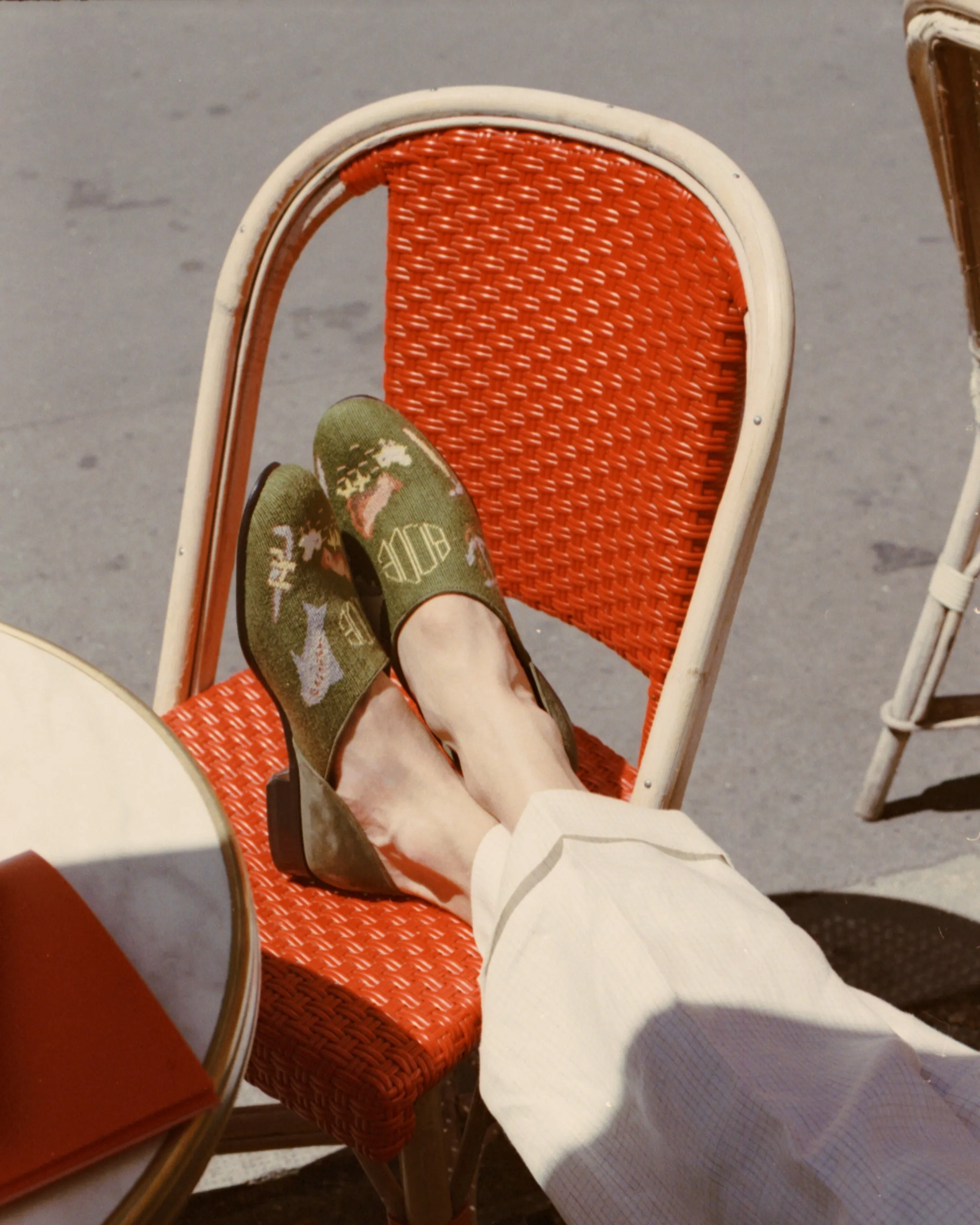 Needlepoint House Shoes sold by BODE