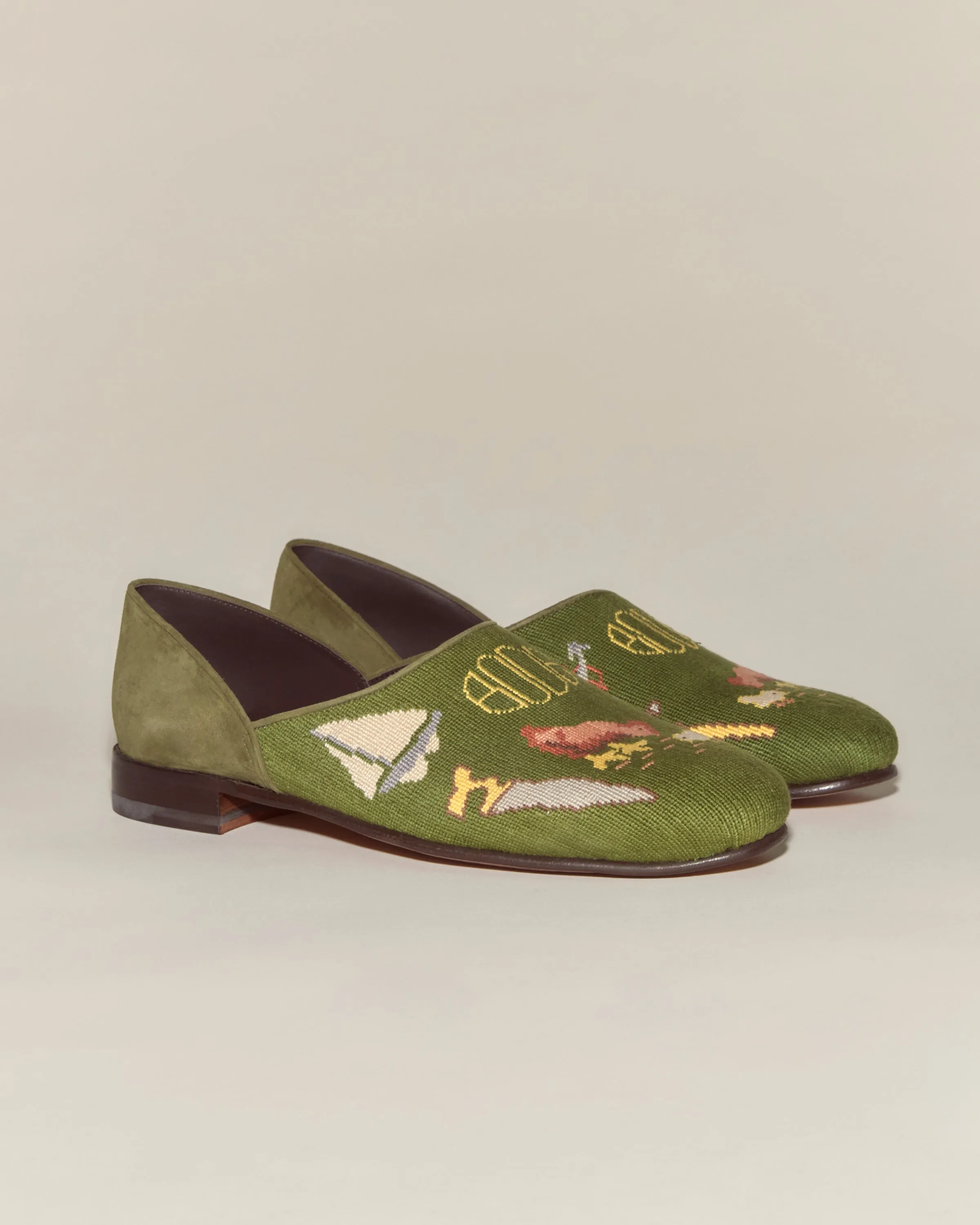 Needlepoint House Shoes sold by BODE product image thumbnail 3