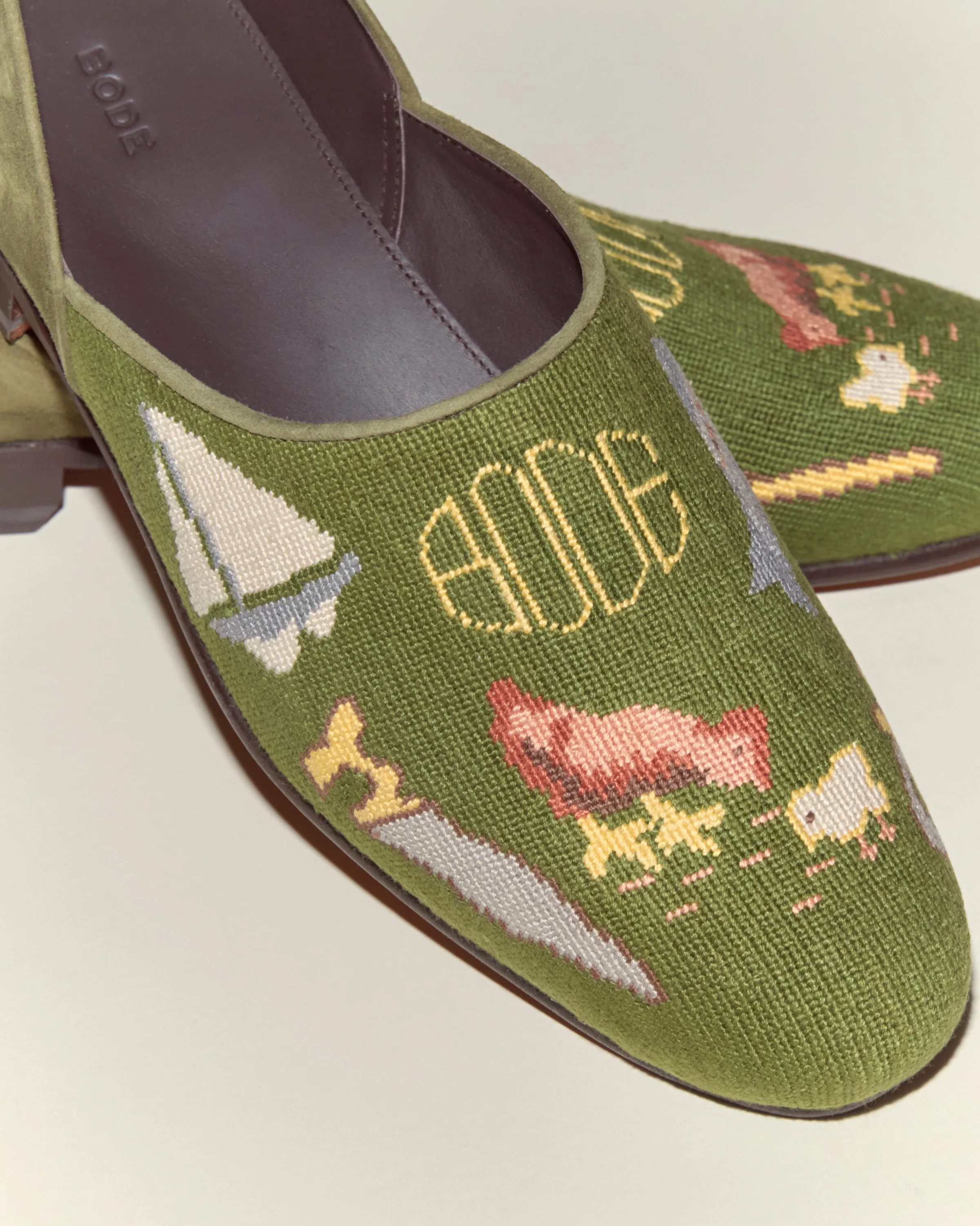Needlepoint House Shoes sold by BODE product image thumbnail 2