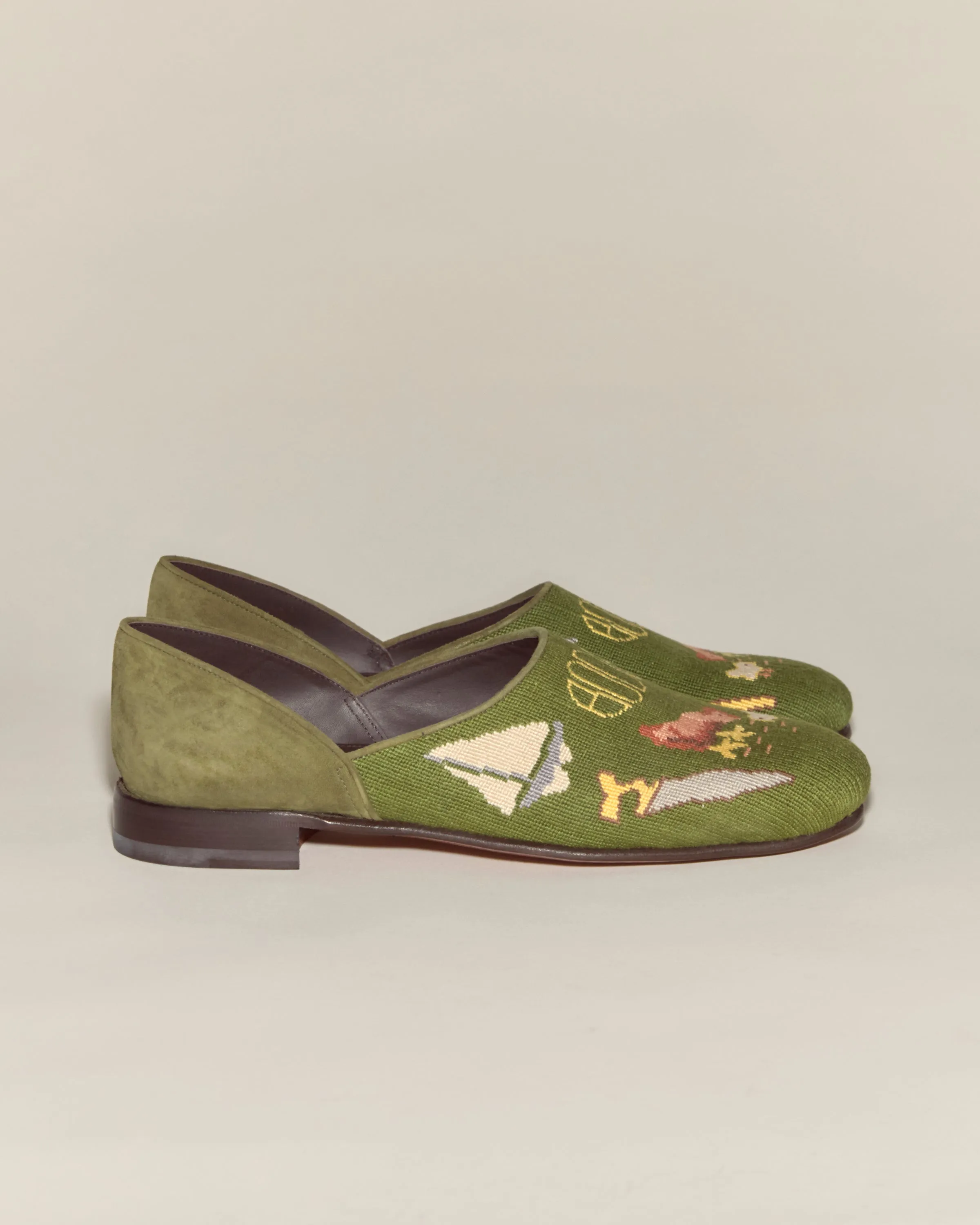 Needlepoint House Shoes sold by BODE product image thumbnail 5